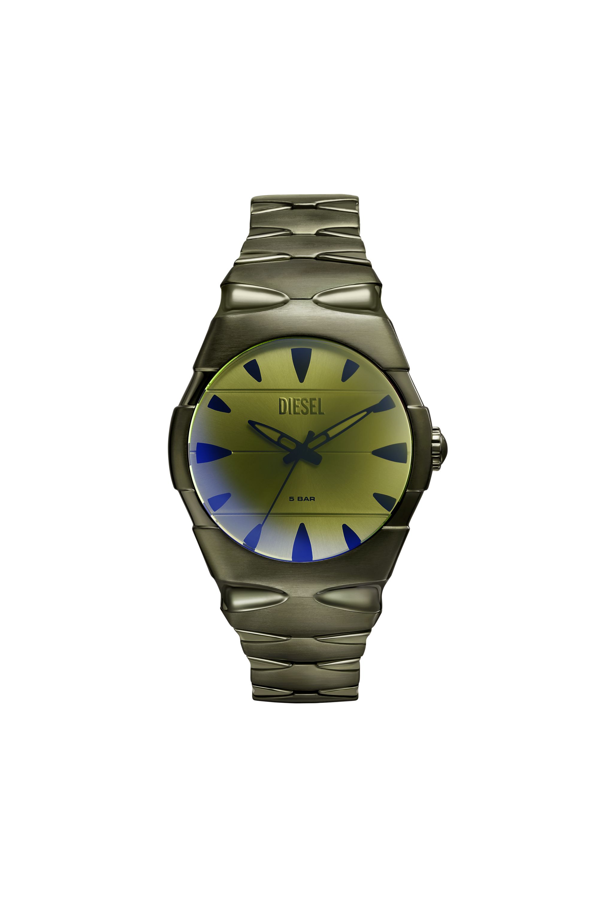 Diesel - DZ2215, Man's D-Sruptor Stainless Steel Watch in Green - 2