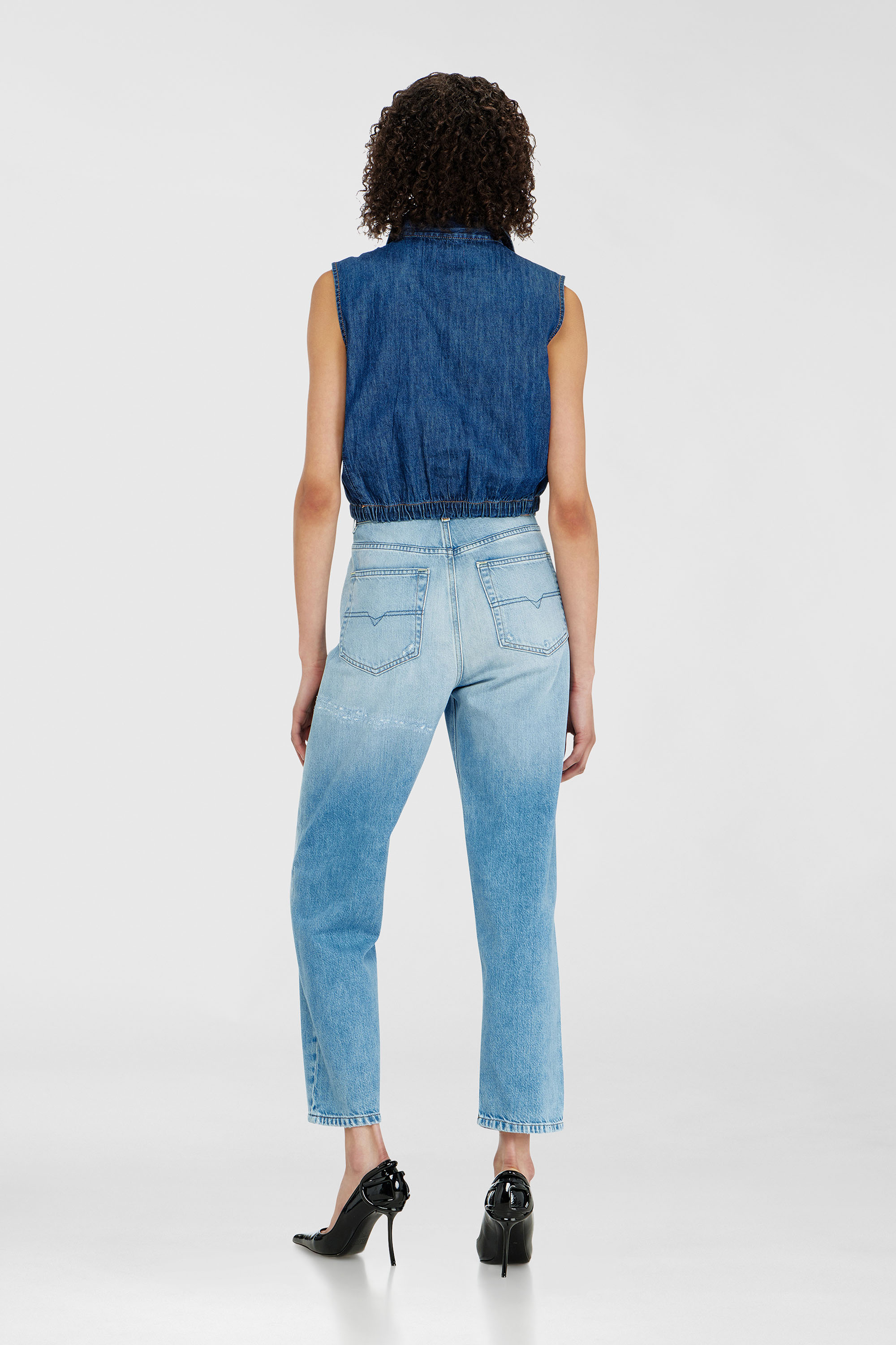 Diesel - Woman's Regular Jeans 1981 D-Went 09P49, Light Blue - 3