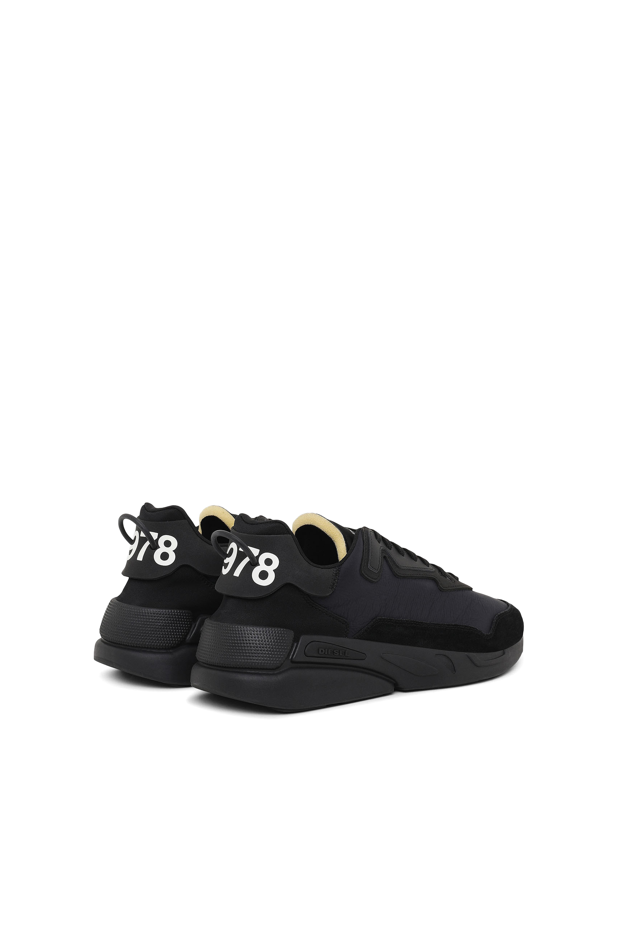 S-SERENDIPITY LC Man: Monochrome sneakers in nylon and suede | Diesel