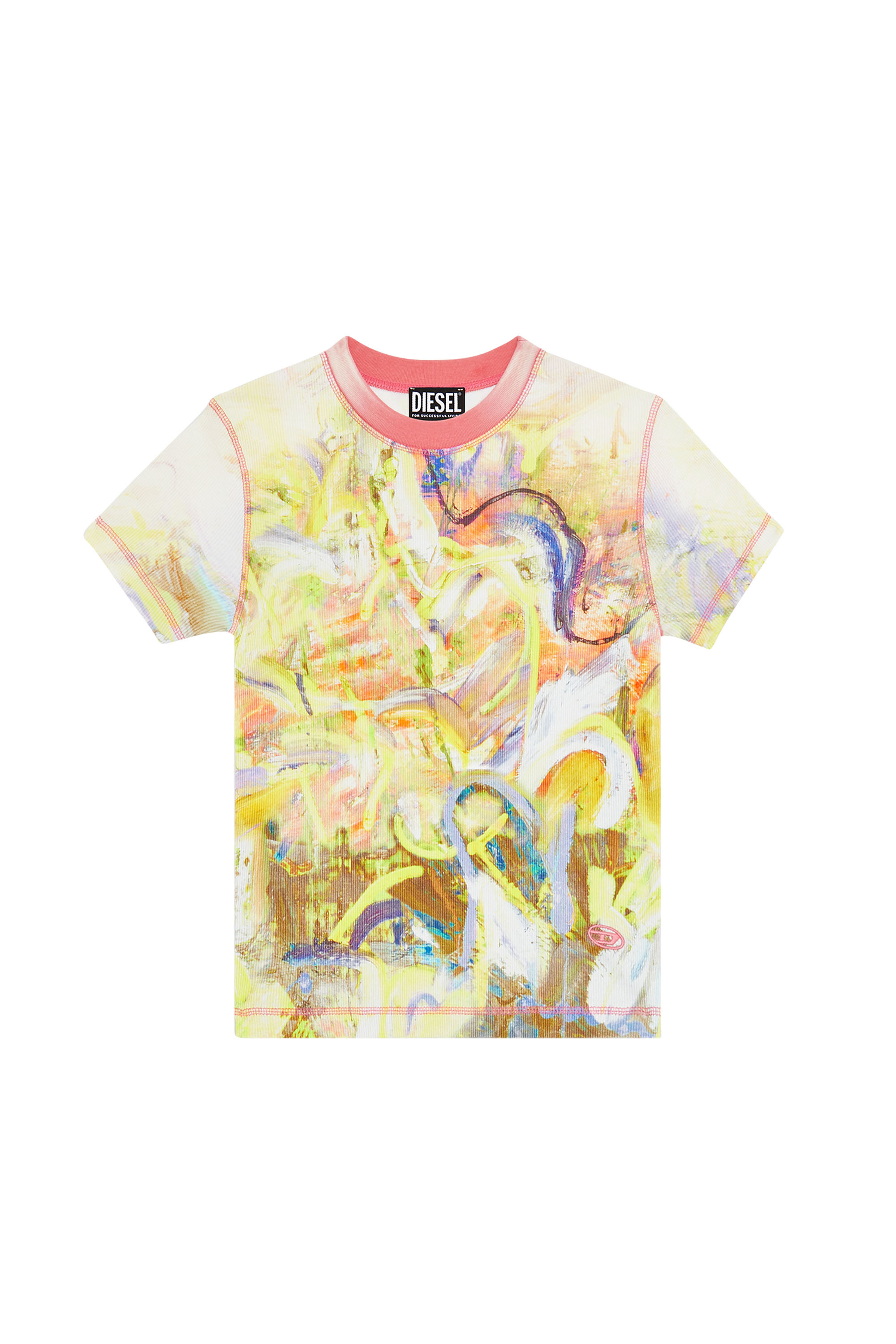 Diesel - T-SKINZY-G1, White/Yellow - Image 3
