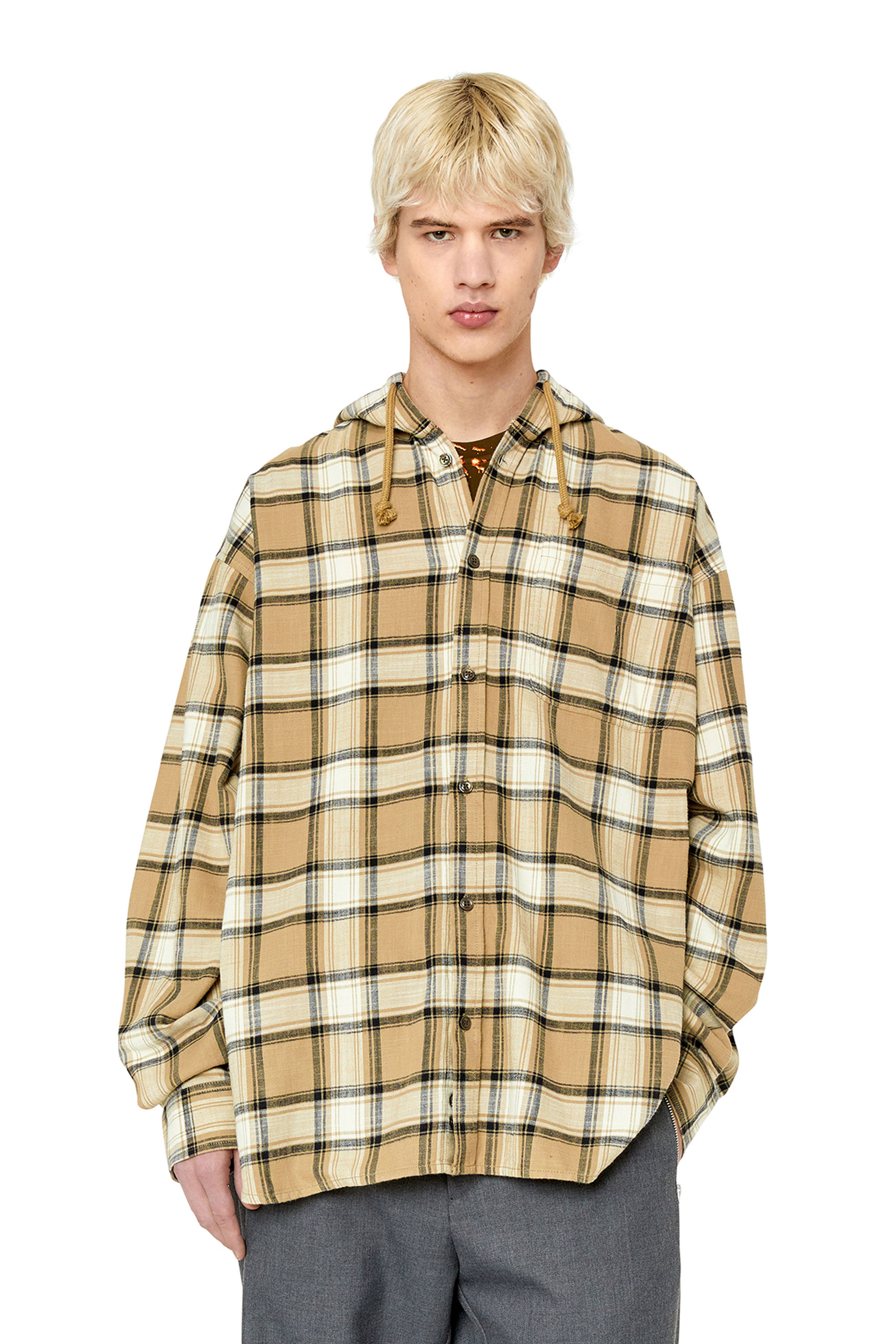 Diesel - S-DEWNY-HOOD, Black/Beige - Image 1