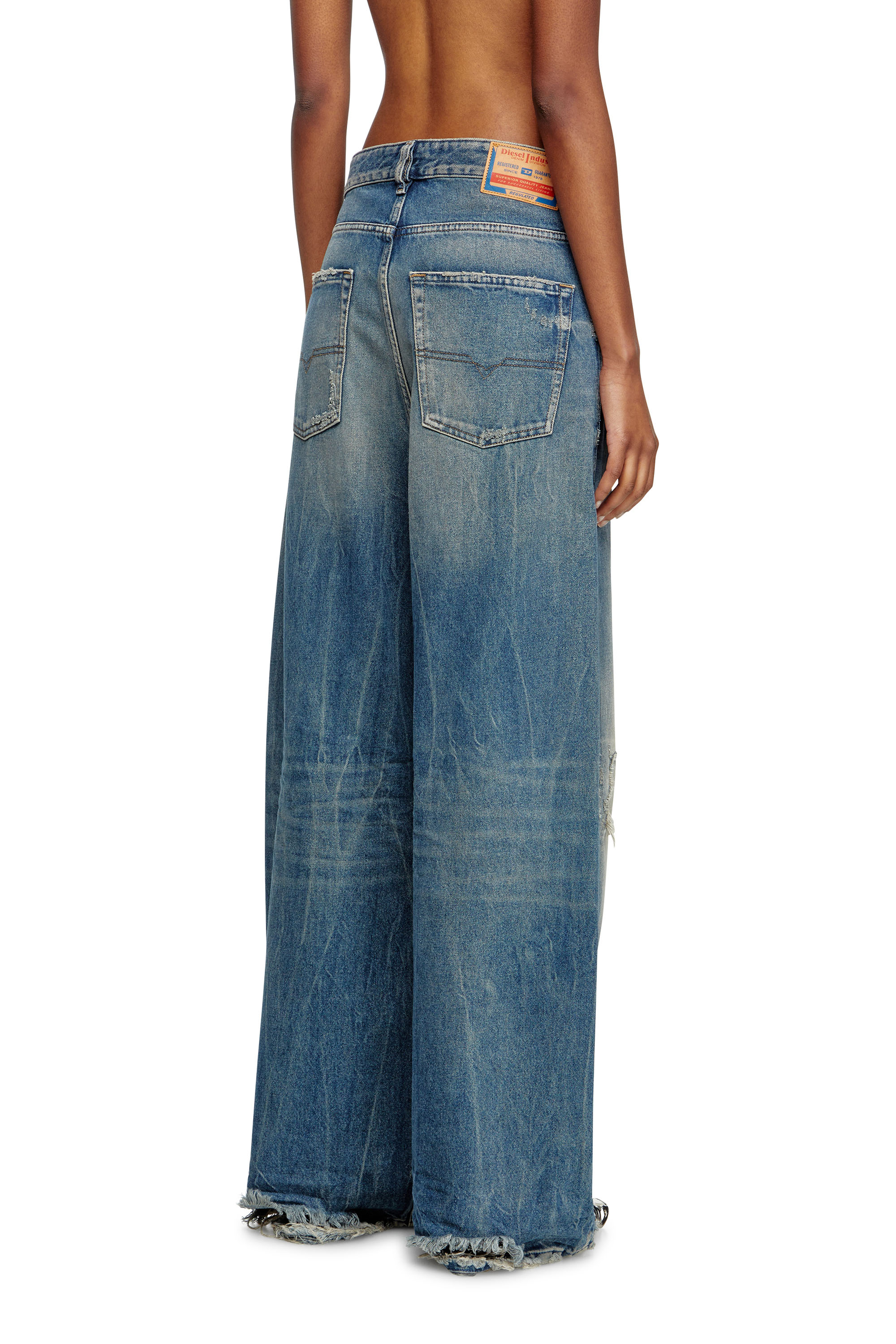 Relaxed Jeans 1996 D-Sire 09M28, Medium blue Diesel - Woman's Relaxed Jeans 1996 D-Sire 09M28, Medium blue - 4