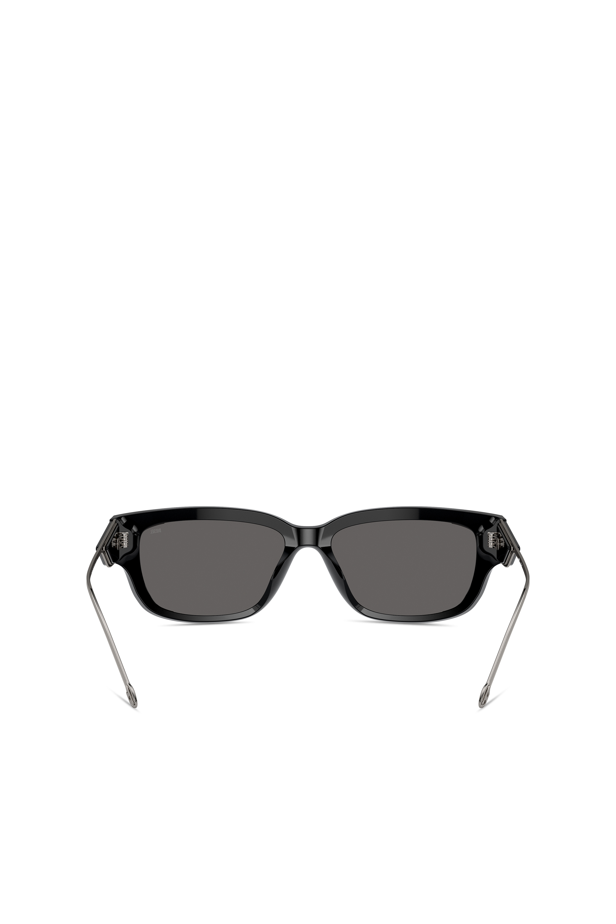 Diesel - 0DL2002 SIZE 56, Unisex's Rectangle sunglasses in Black/Flash mirror - 3