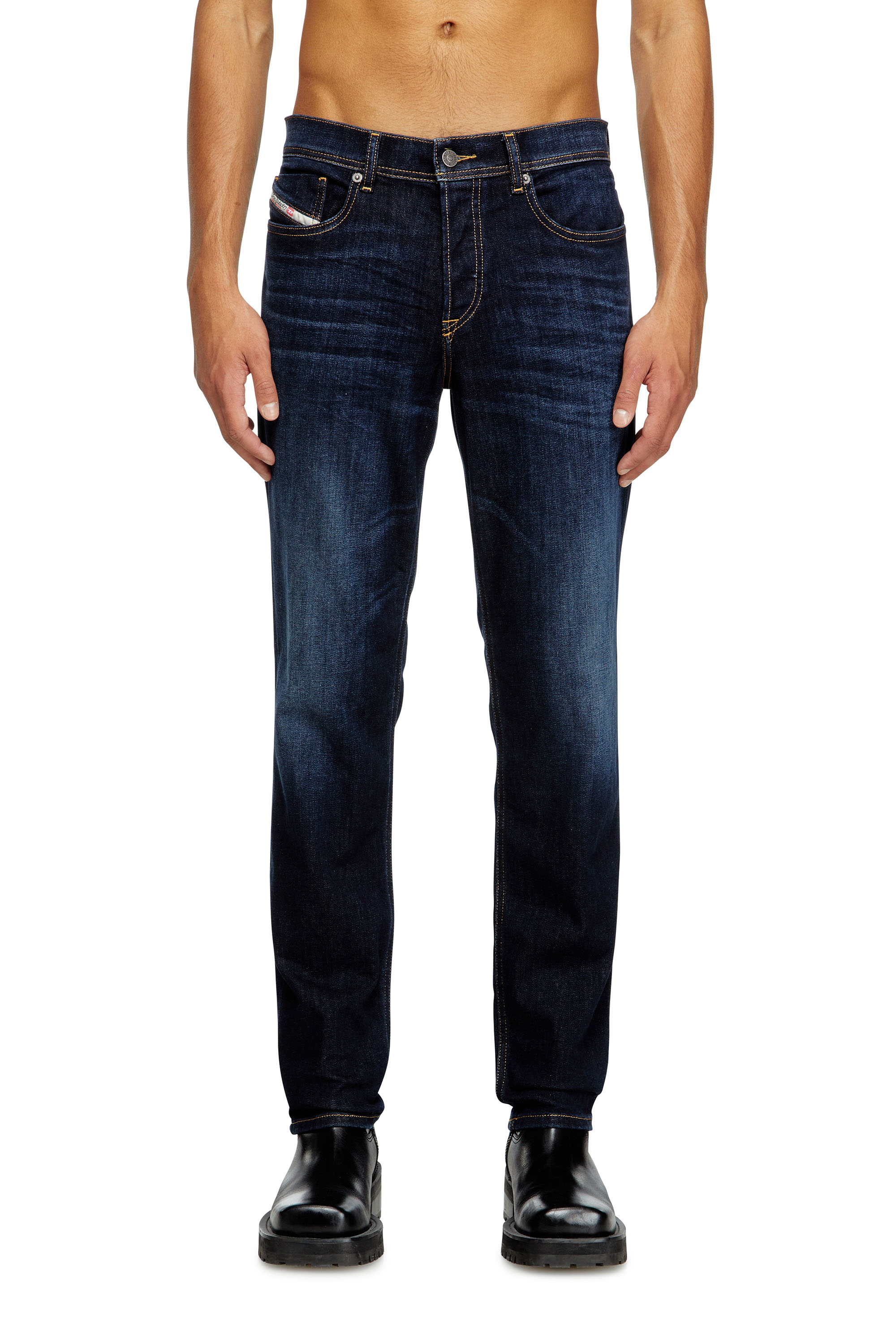 Diesel - Man's Regular Jeans 2023 D-Finitive 009ZS, Dark Blue - 2