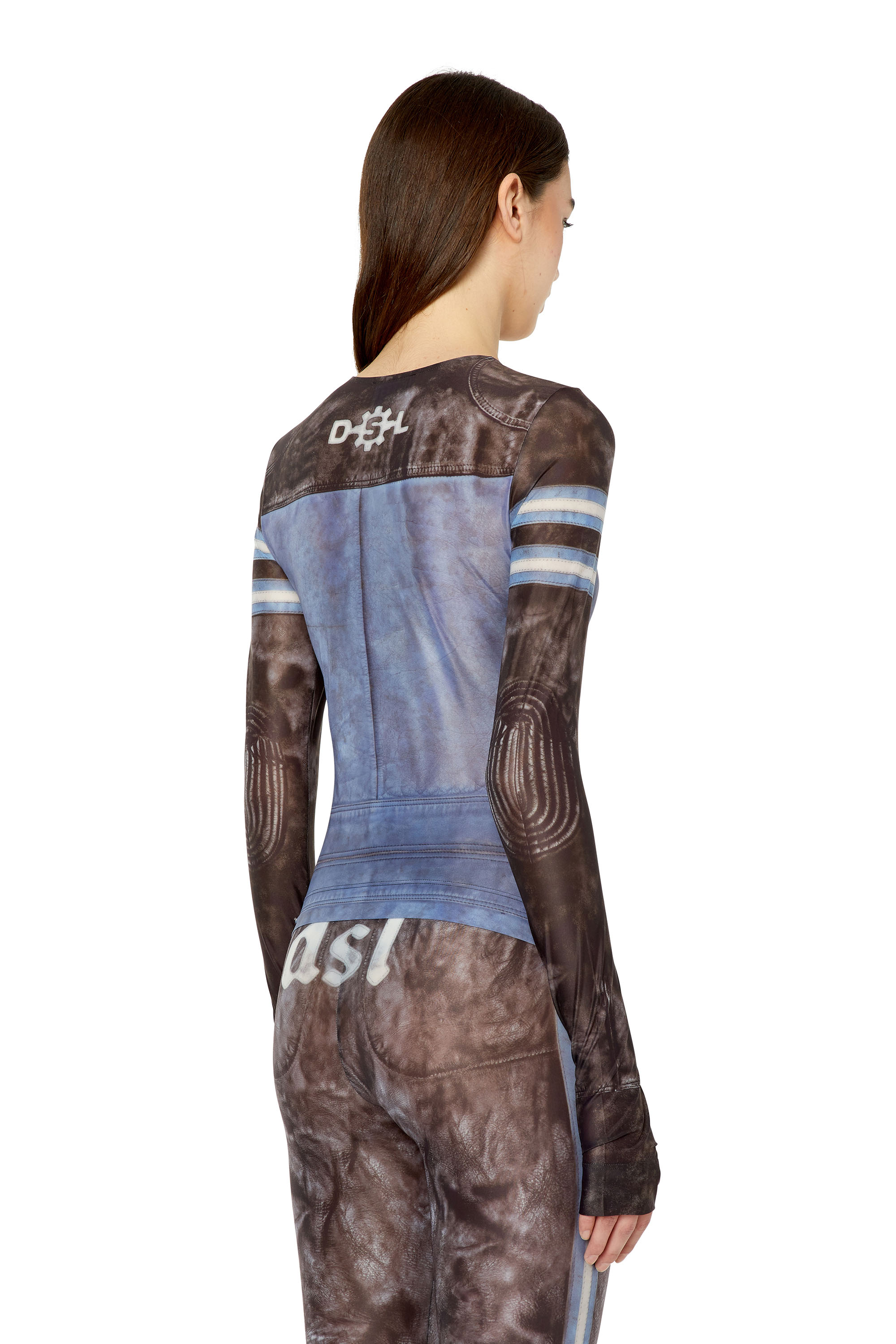 Diesel - T-CLAUZI, Black/Blue - Image 2
