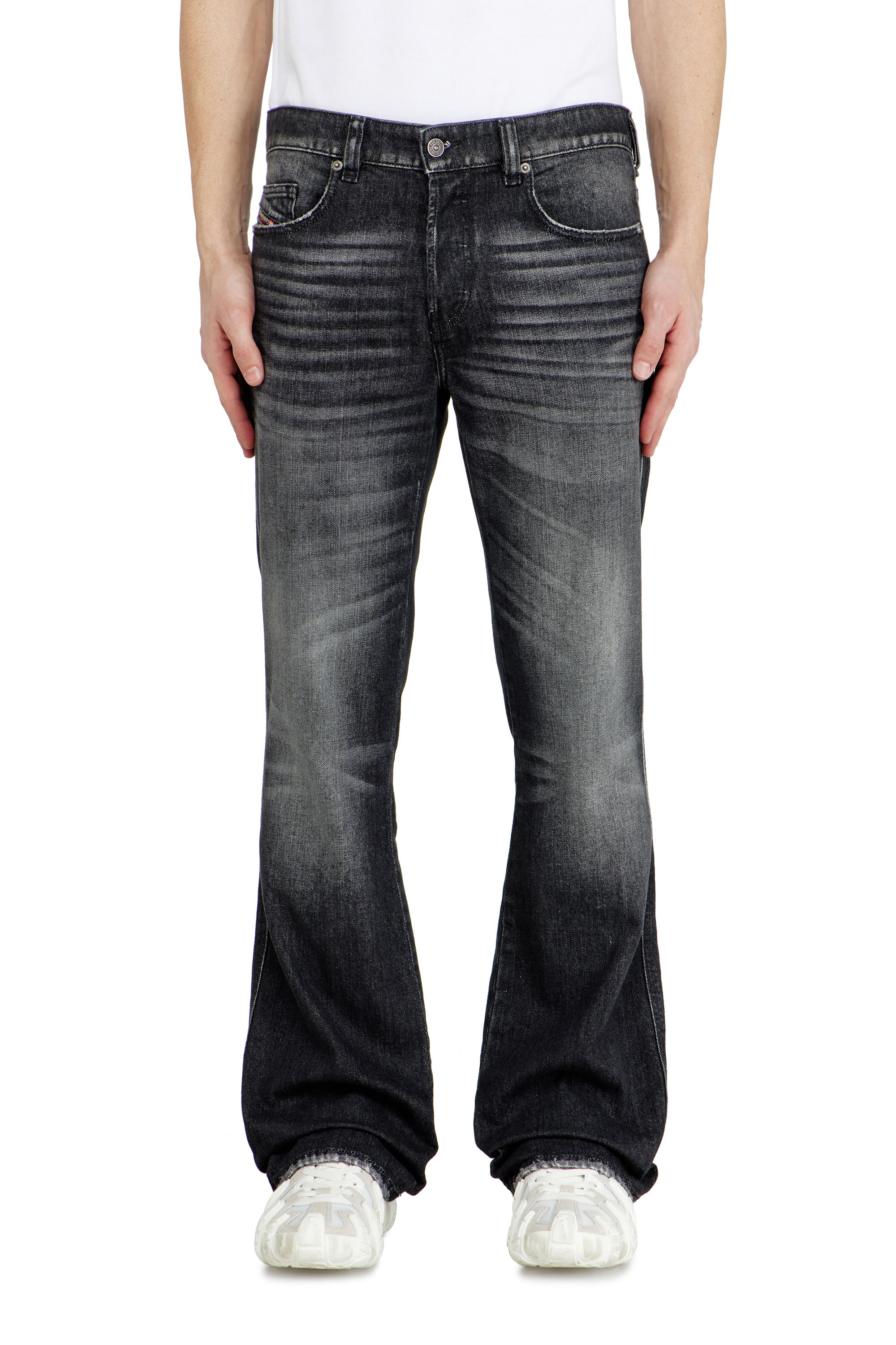 Diesel - Man's Bootcut Jeans 1998 D-Buck 09L50, Black/Dark grey - 1
