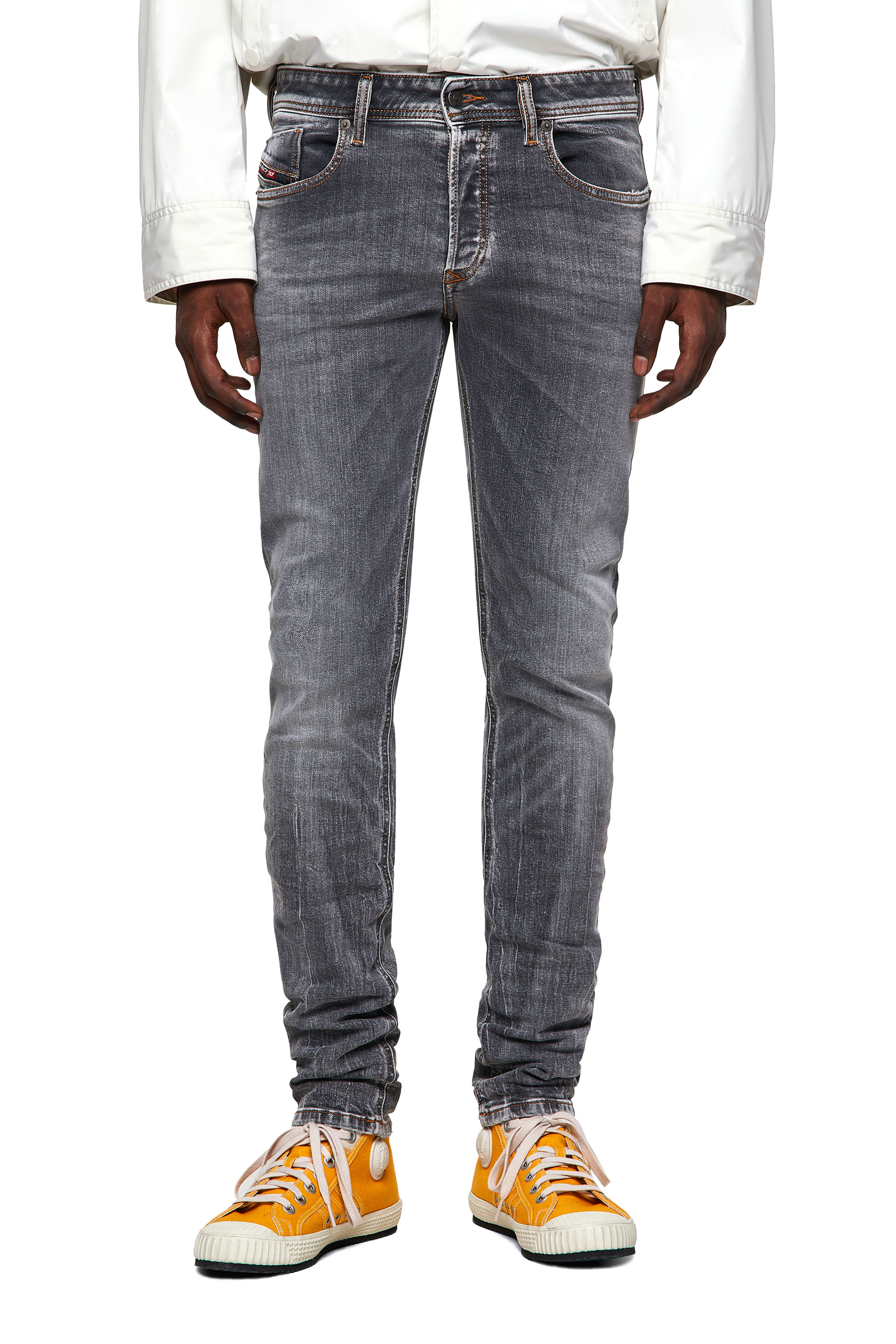 Sleenker 009FW Man: Skinny Light grey Jeans | Diesel