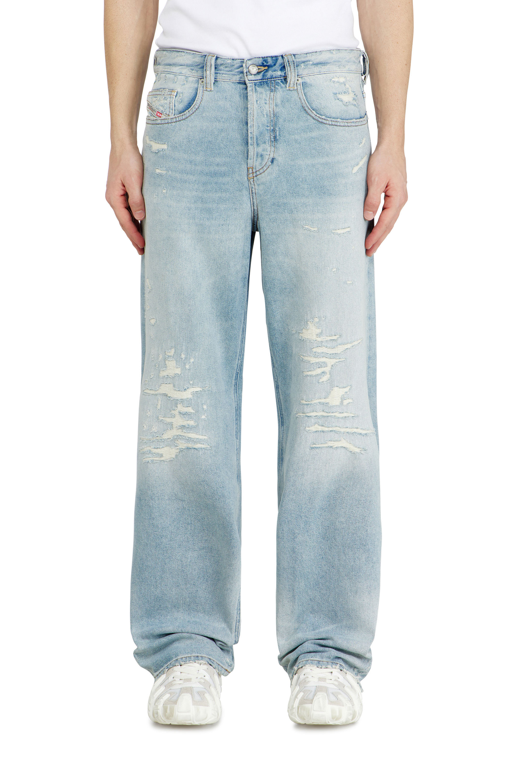 Diesel - Man's Relaxed Jeans 2001 D-Macro 09M53, Light Blue - 1