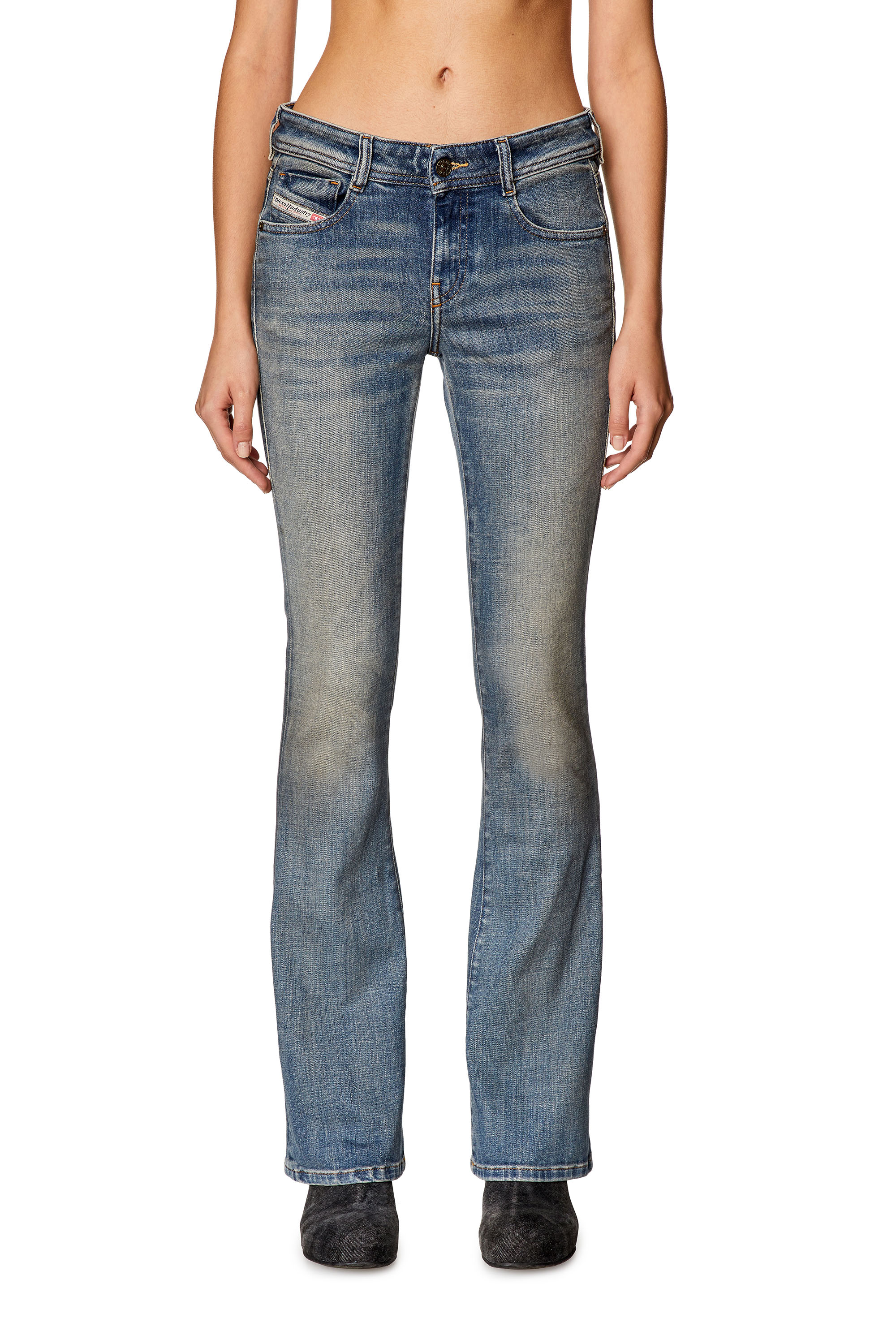 Diesel - Bootcut and Flare Jeans 1969 D-Ebbey 09H69, Dark Blue - Image 2