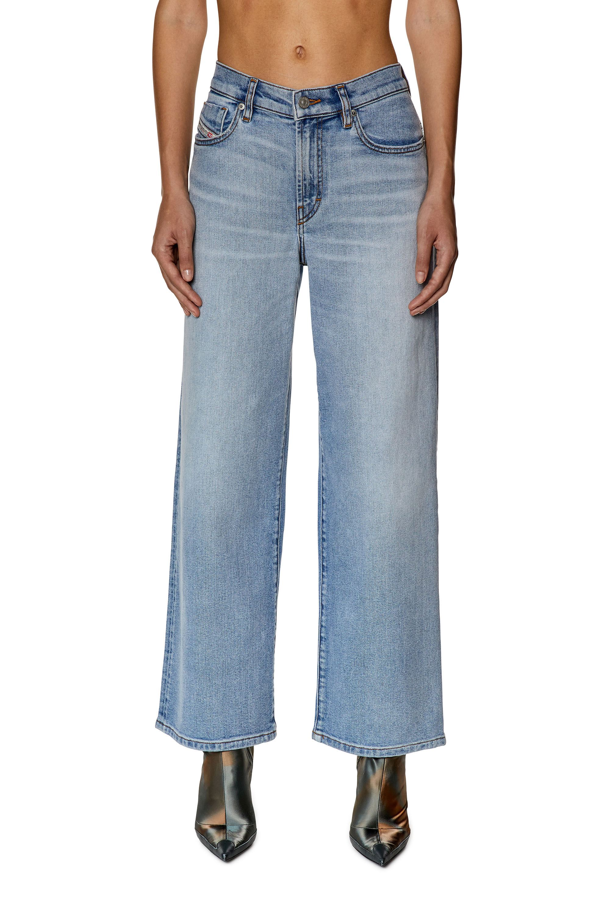 Women's Bootcut and Flare Jeans | Light blue | Diesel 2000 Widee
