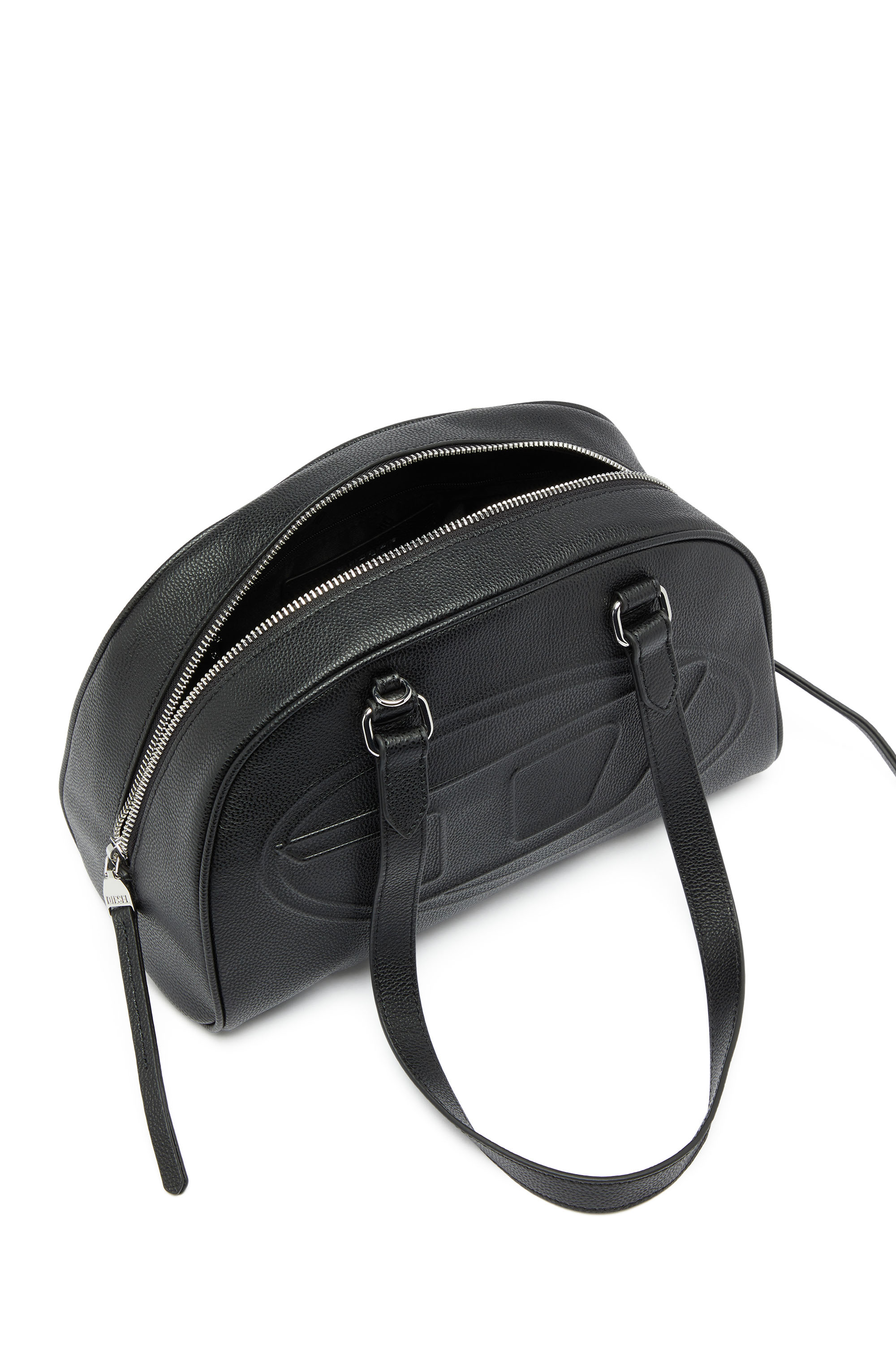 Diesel - 1DR DOME SHOULDER, Unisex's 1DR Dome - Leather Boston bag with embossed logo in null - 4