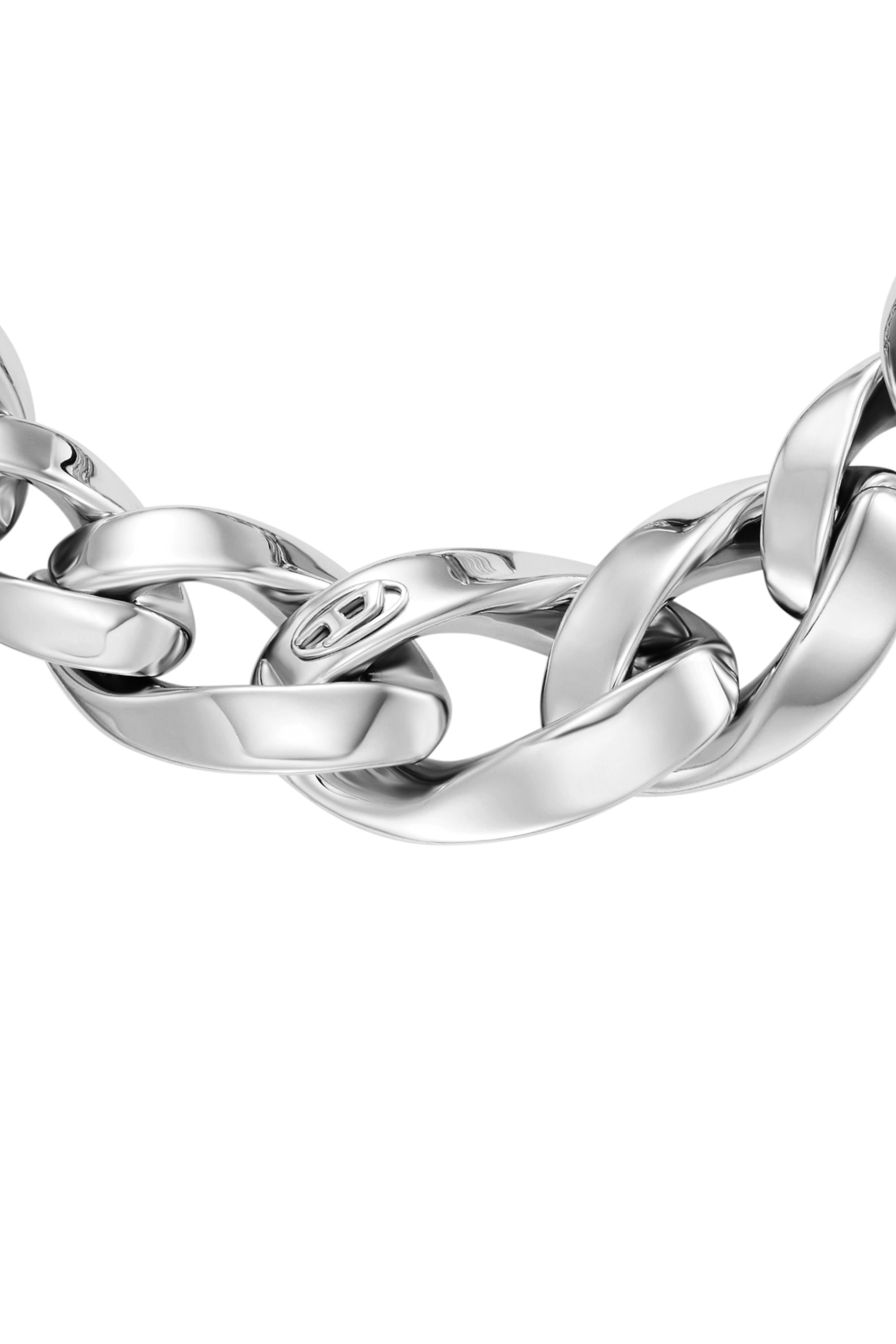 Diesel - DX1721040, Unisex's Stainless Steel Chain Bracelet in Silver - 3