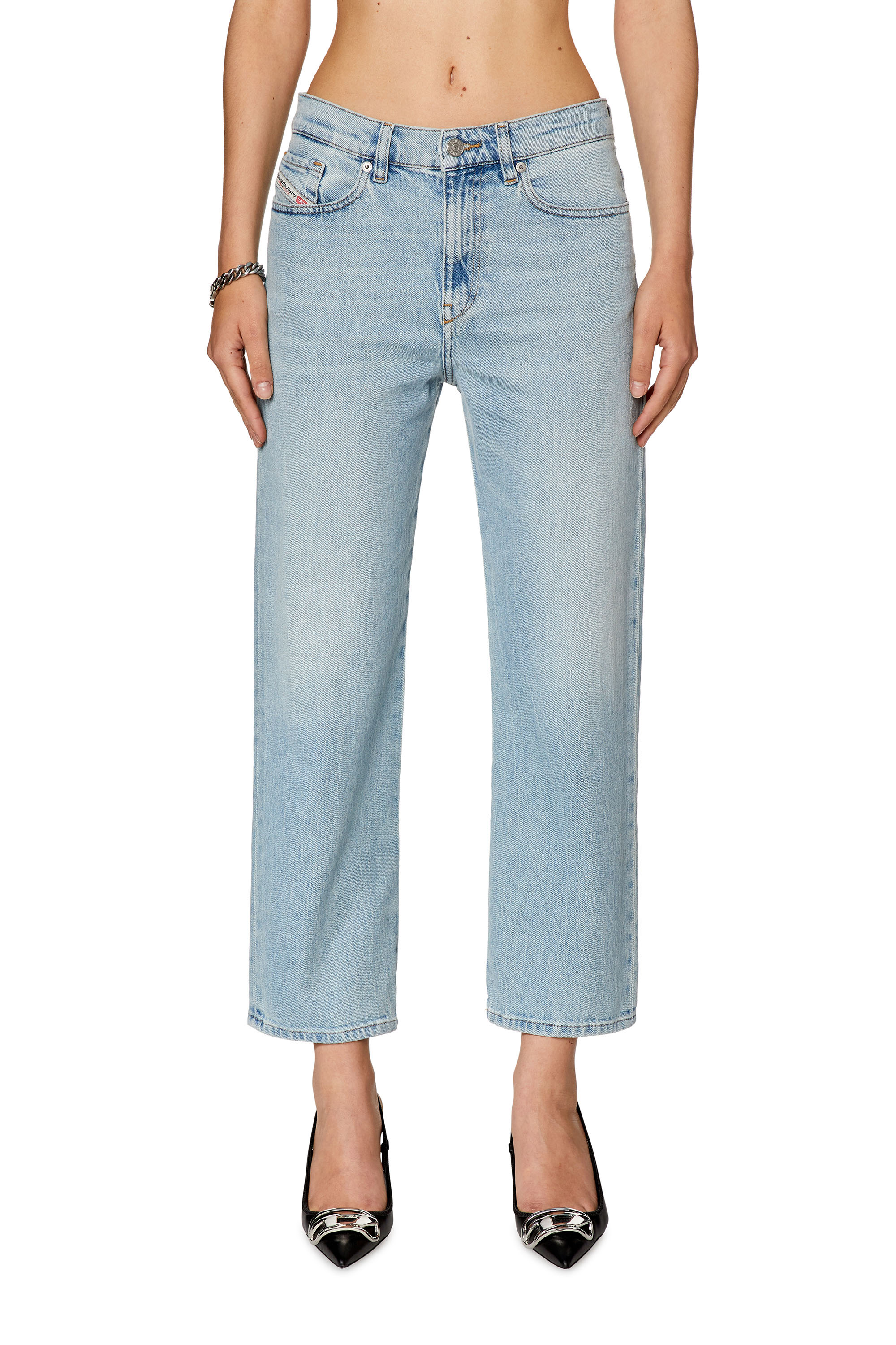 Diesel - Boyfriend Jeans 2016 D-Air 09G74, Light Blue - Image 2