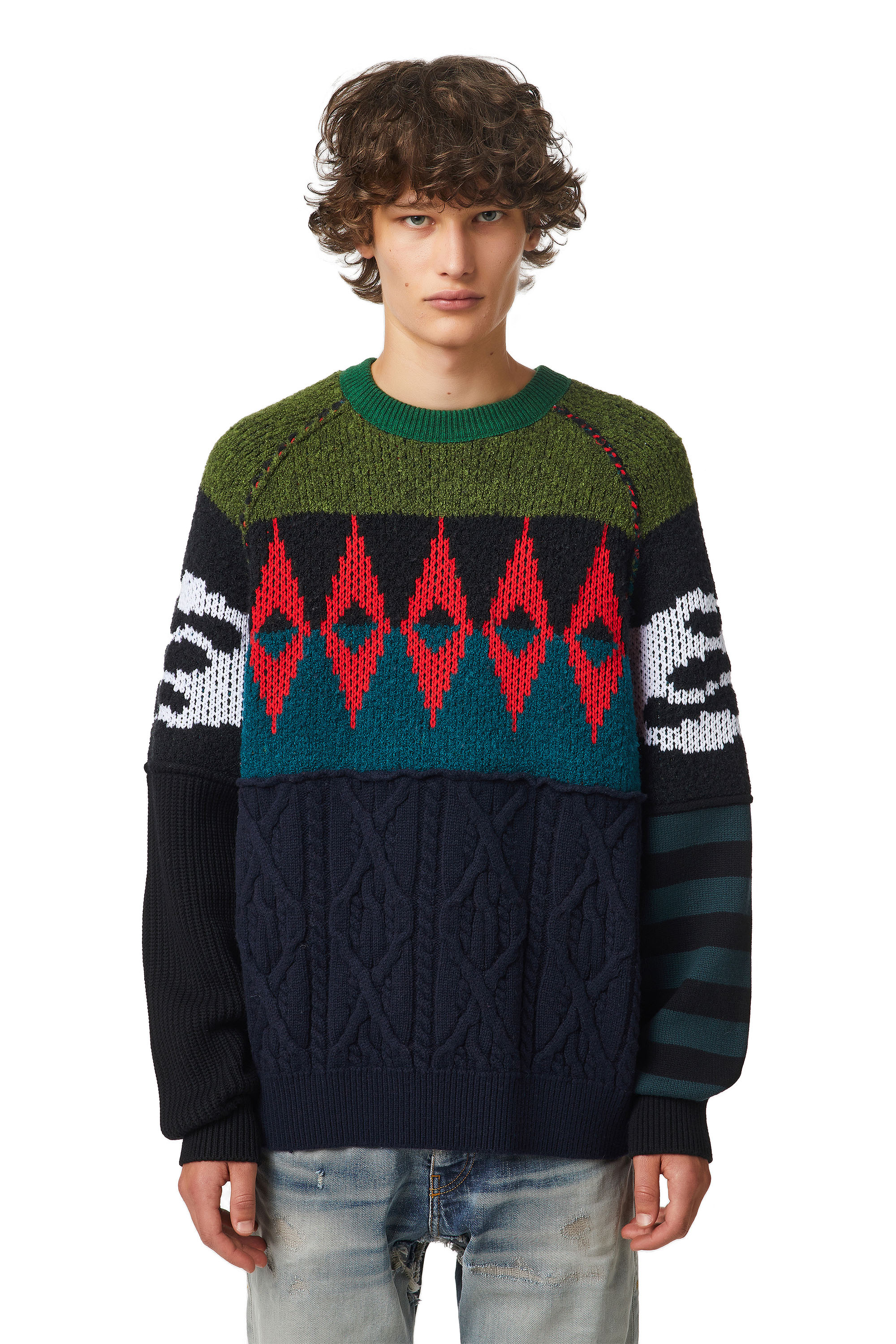 K-GROVE, Green/Black - Knitwear