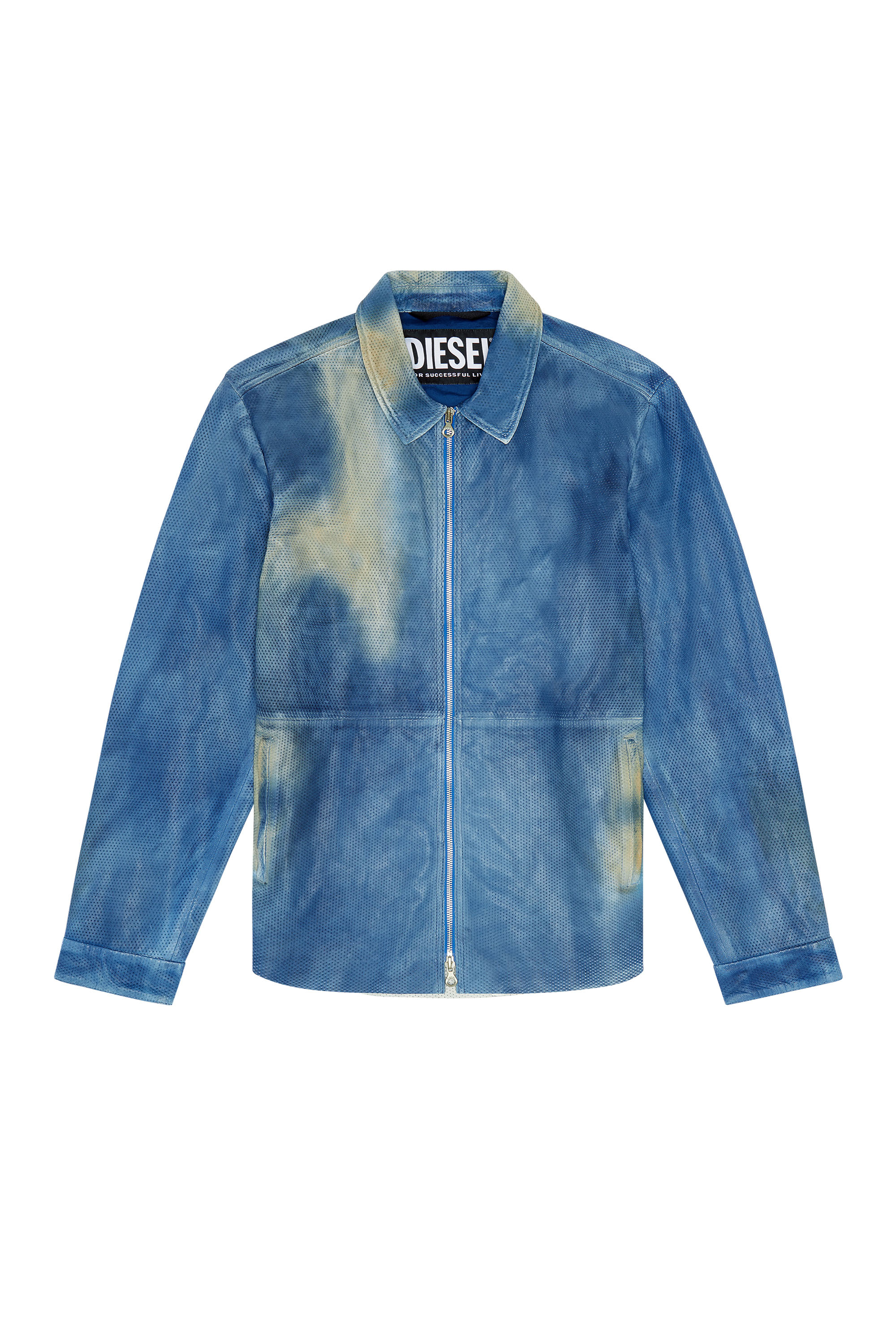 L-CLIME, Blue - Leather jackets