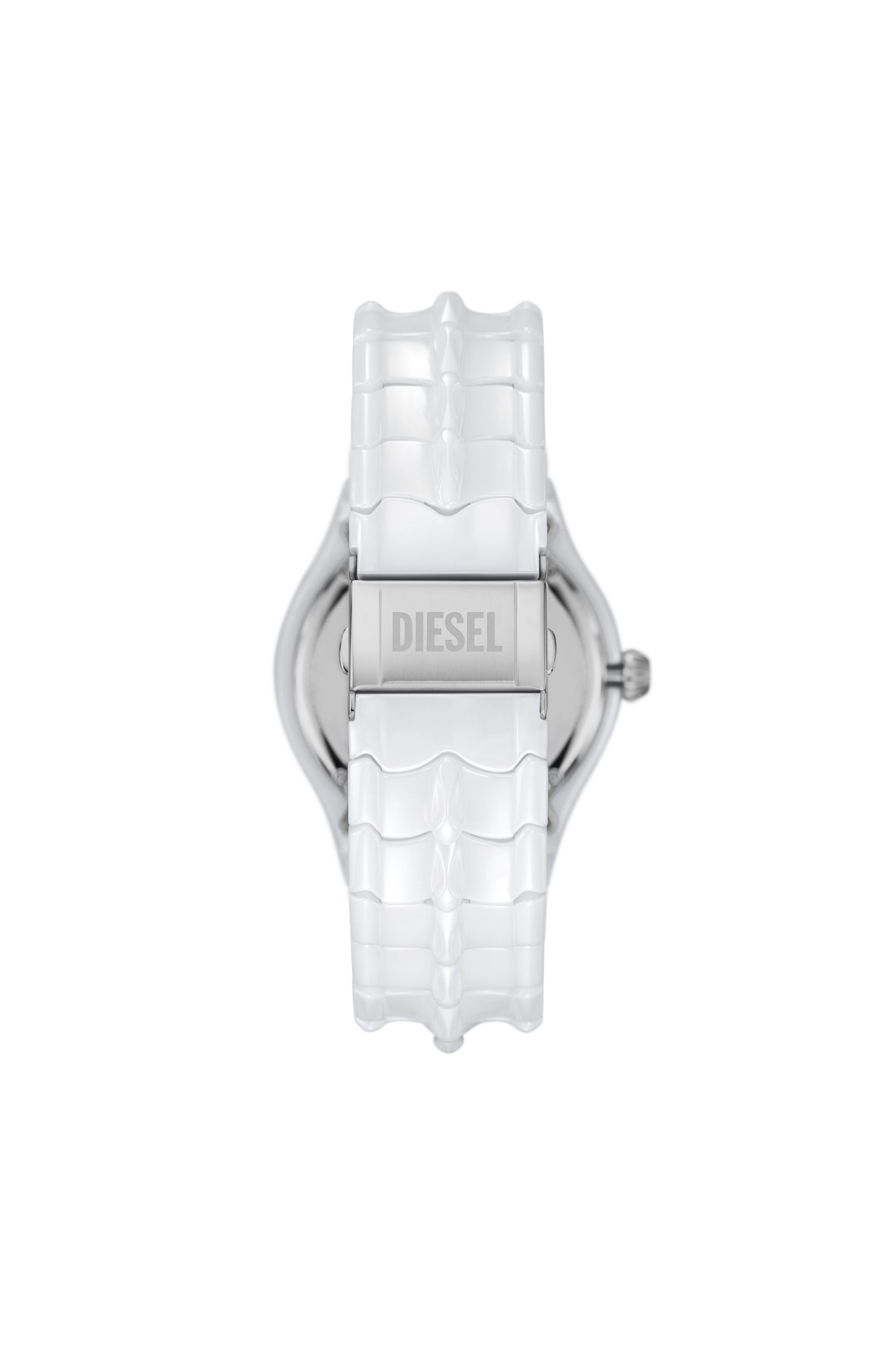 Diesel - DZ2197, Man Vert three-hand date white ceramic watch in White - Image 3