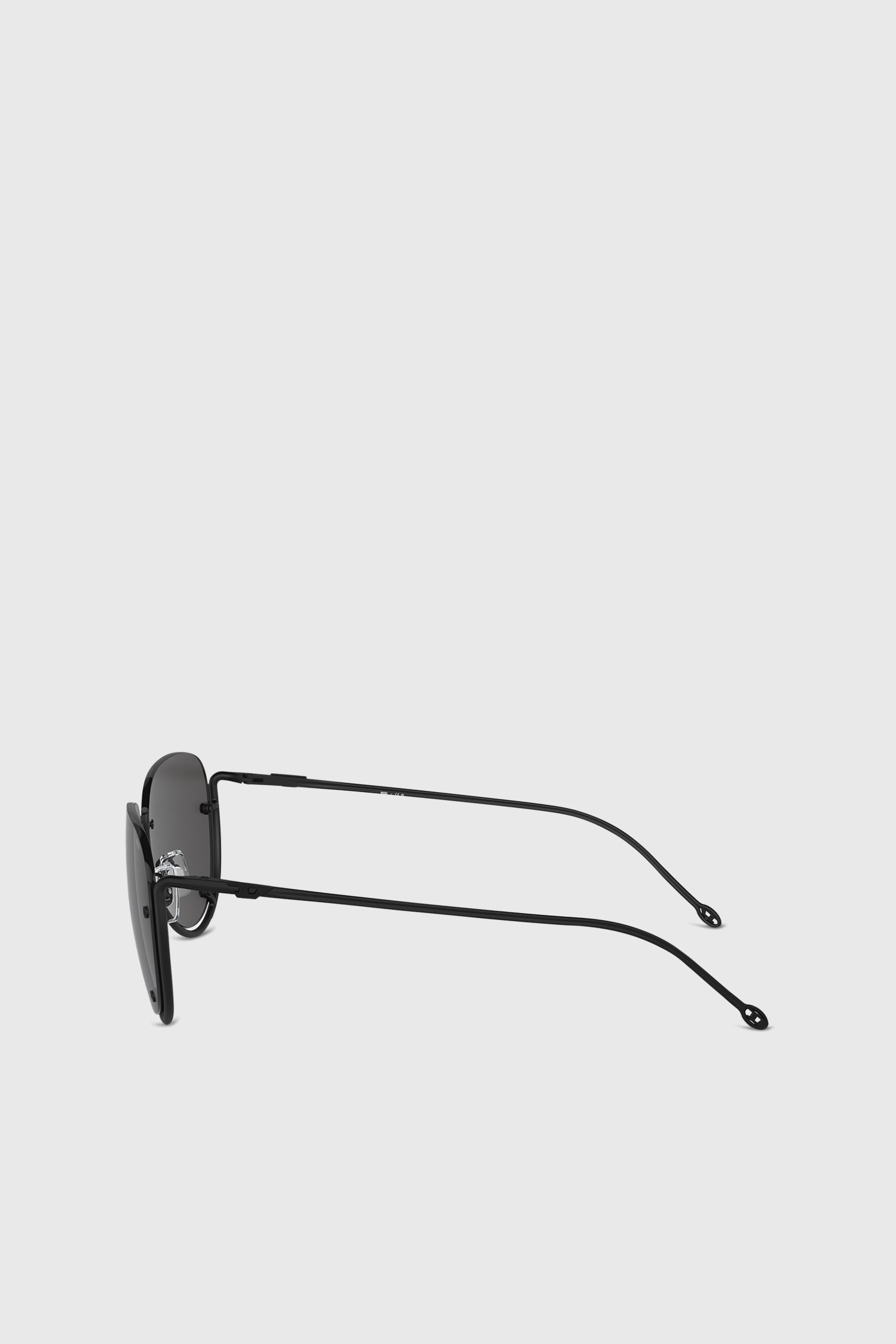 Diesel - 0DL1003, Unisex's Pilot model sunglasses in Black - 2