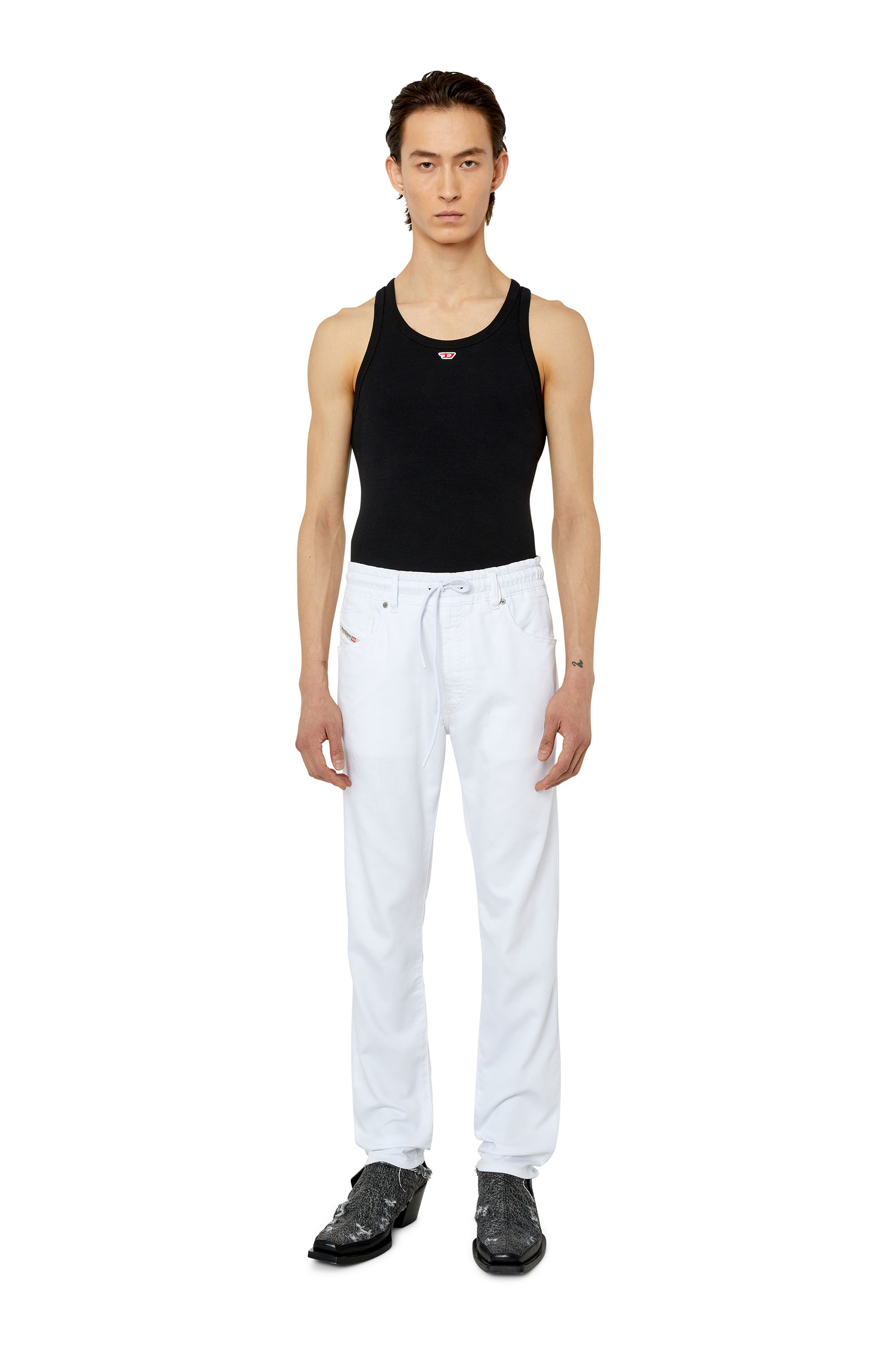 Diesel - Krooley JoggJeans® 0684U Tapered, White - Image 4