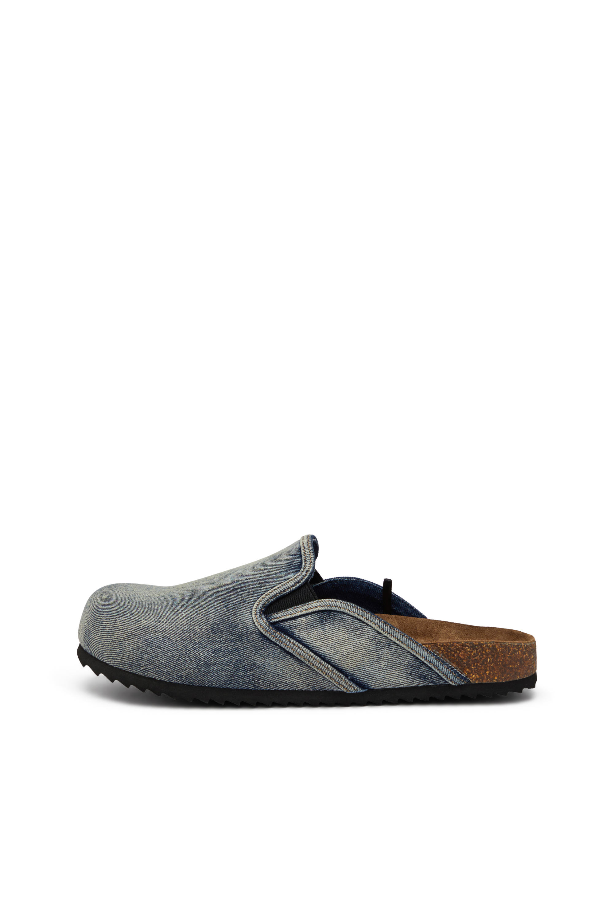 Diesel - D-WOODSTOCK SLIP-ON, Man's Denim mules in Dark Blue - 7