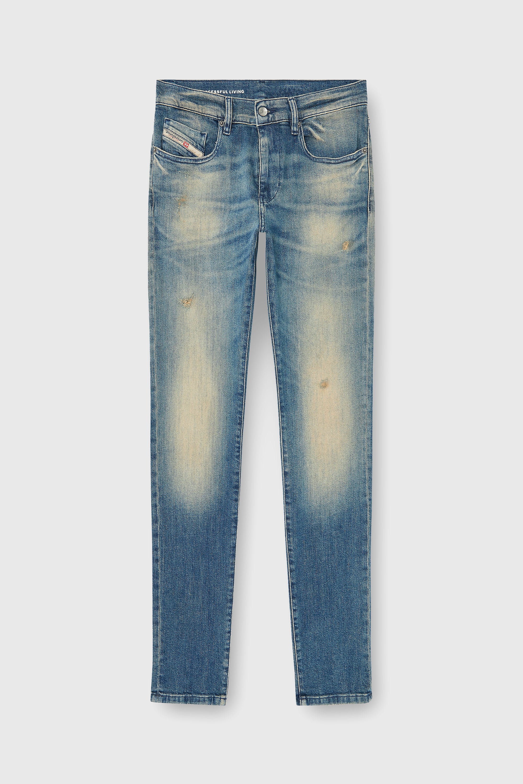 Diesel - Man's Slim Jeans 2019 D-Strukt 0KBBW, Medium blue - 6