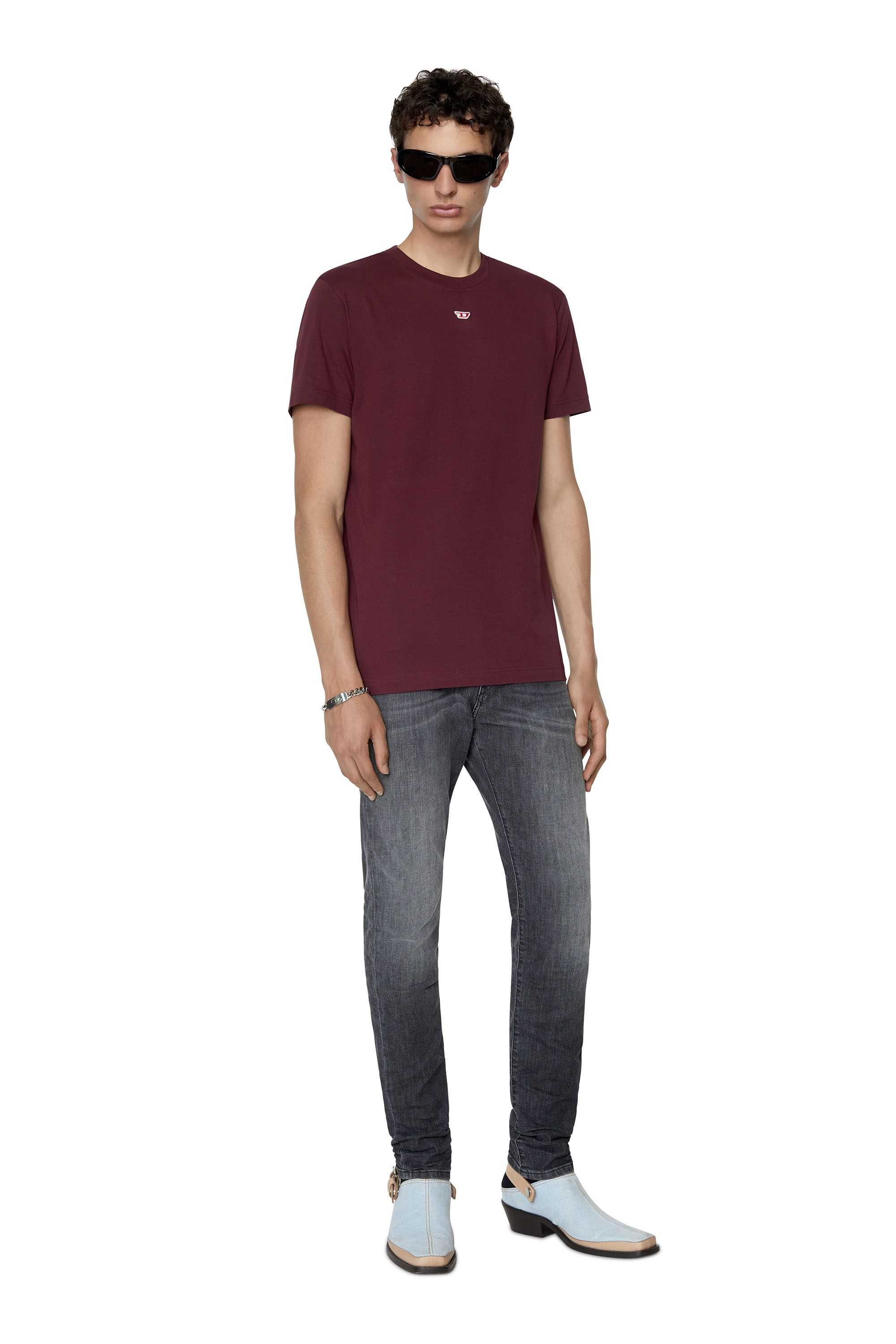 Diesel - D-Strukt JoggJeans® 09D52 Slim, Black/Dark grey - Image 5