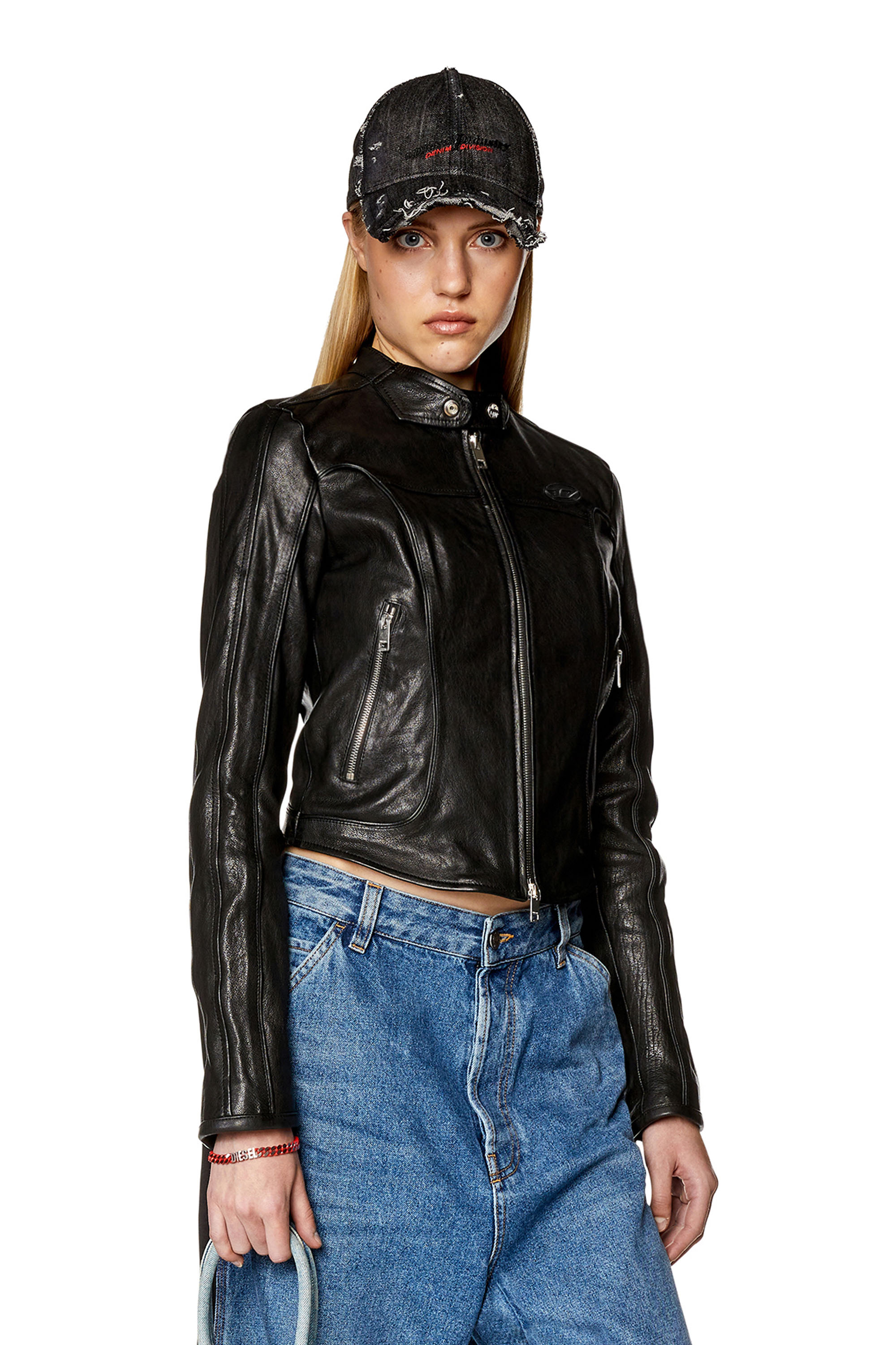 Diesel leather jacket womens tk maxx Clearance