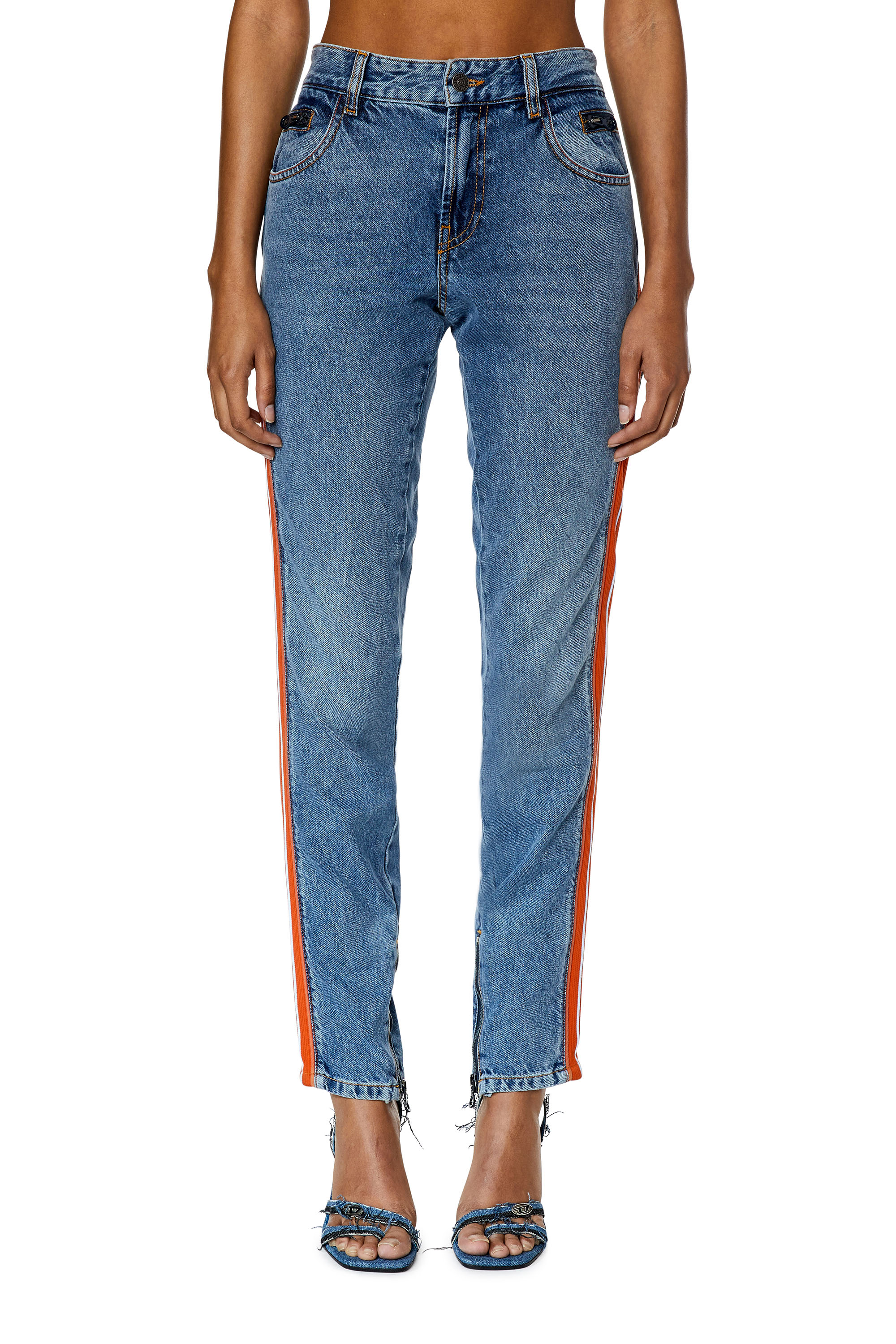 Diesel - D-Vision 0EMAT Skinny Jeans, Medium blue - Image 1