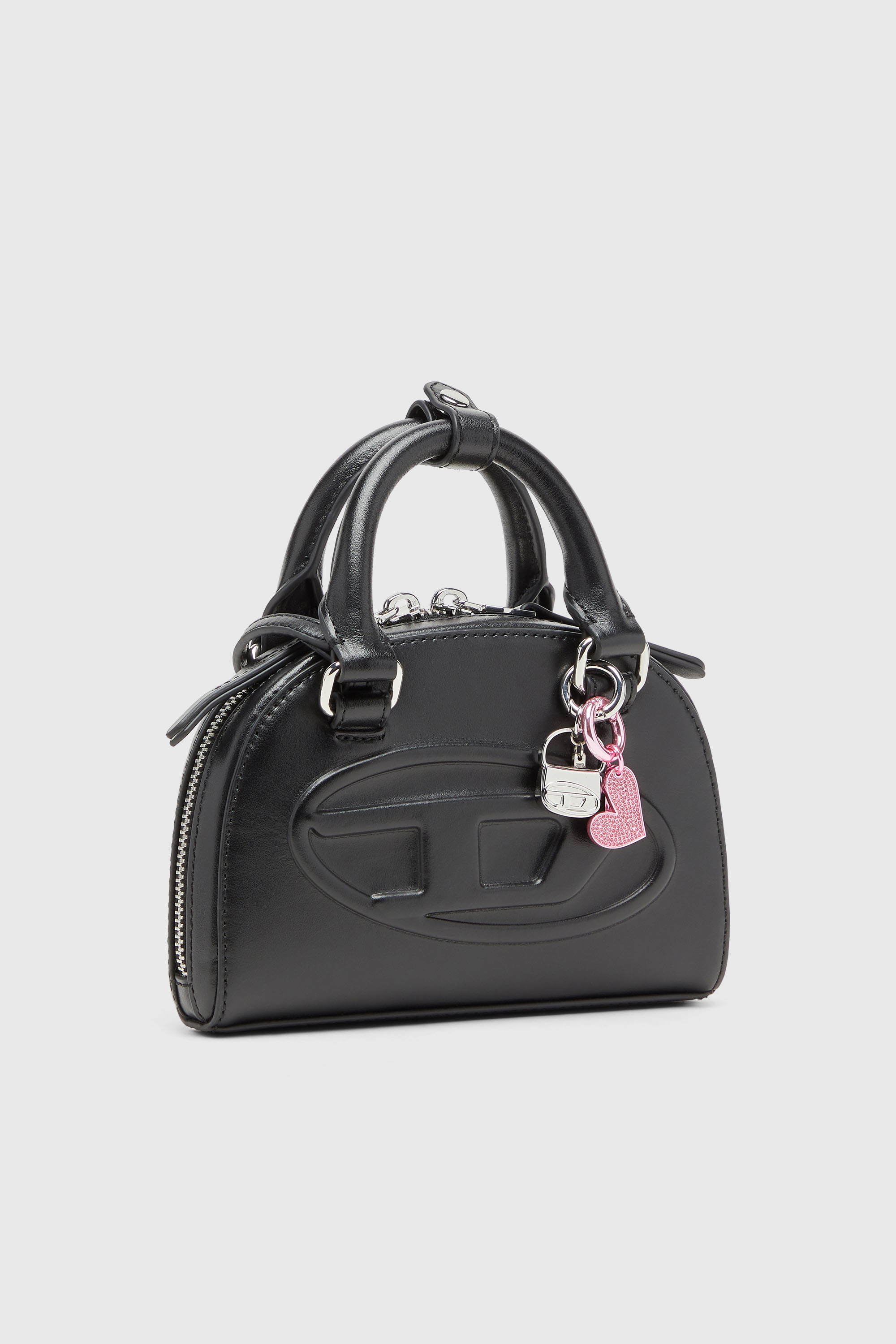Diesel - CHARM-1DR, Woman's Metal charm with mini 1DR charm in Silver - 2