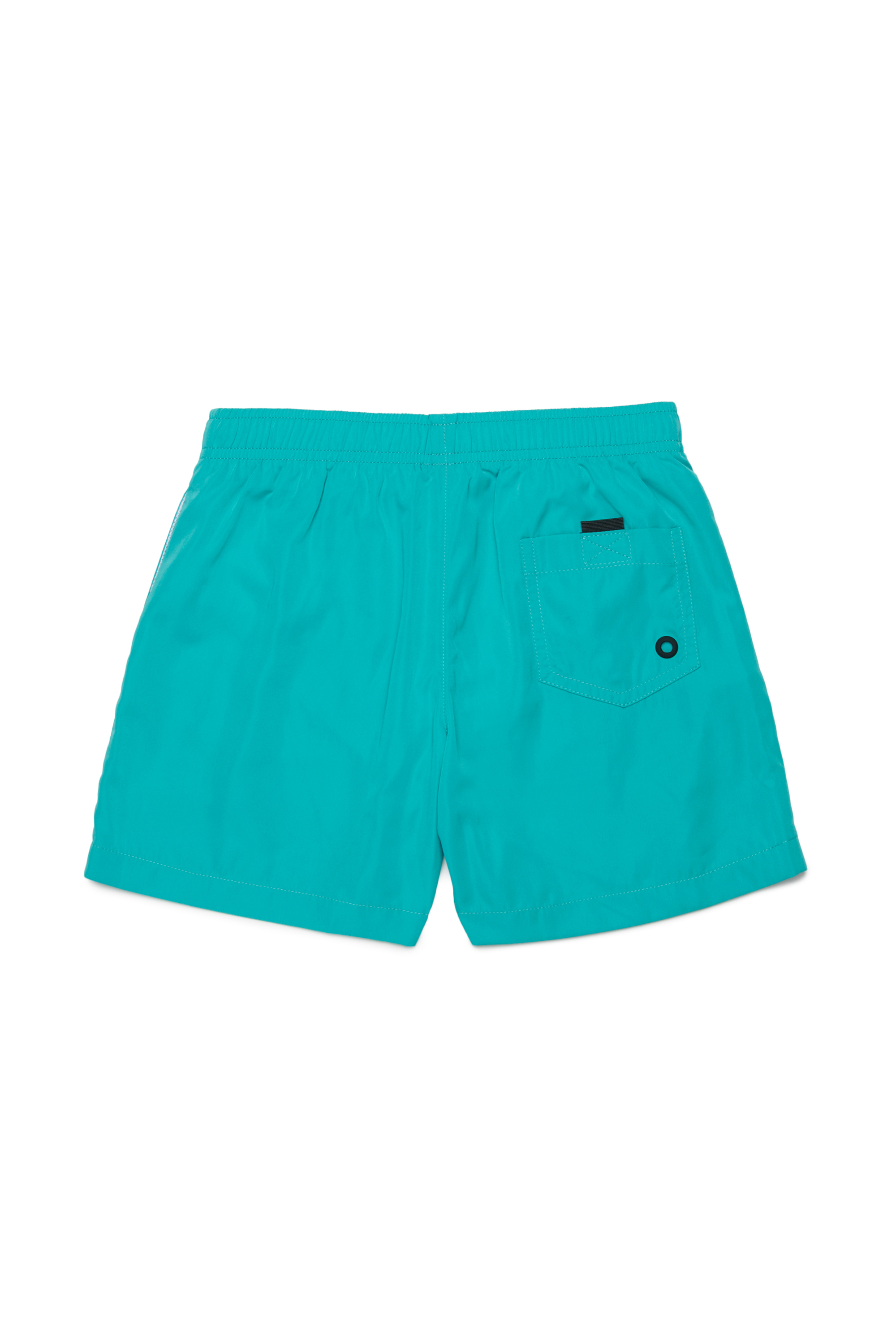 Diesel - MIDIT, Man's Swim shorts with maxi logo in Green - 2