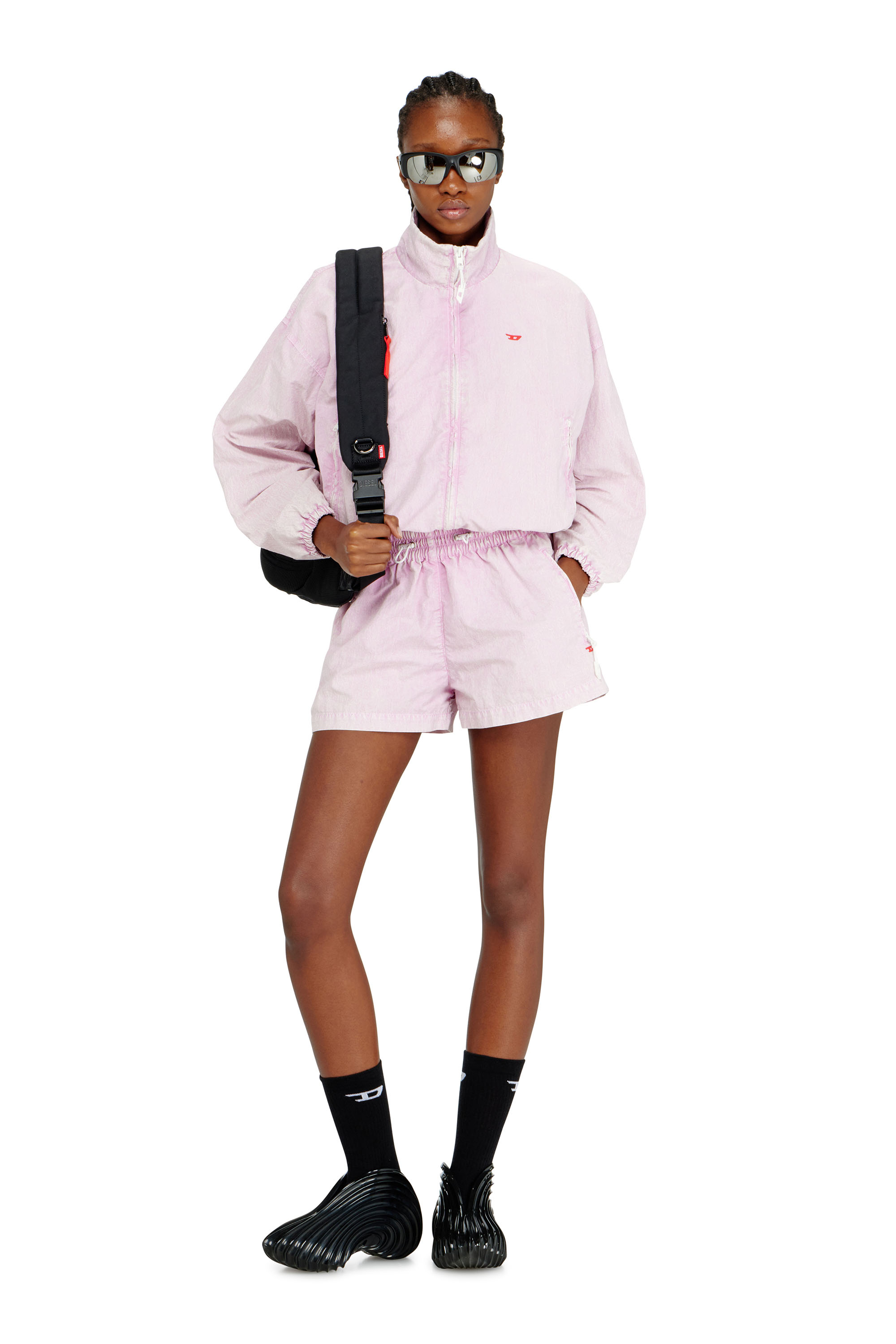 Diesel - MELISSA QUANTUM SNEAKERS X, Unisex's Slip-on sneaker in Melflex&reg; in Black - 7