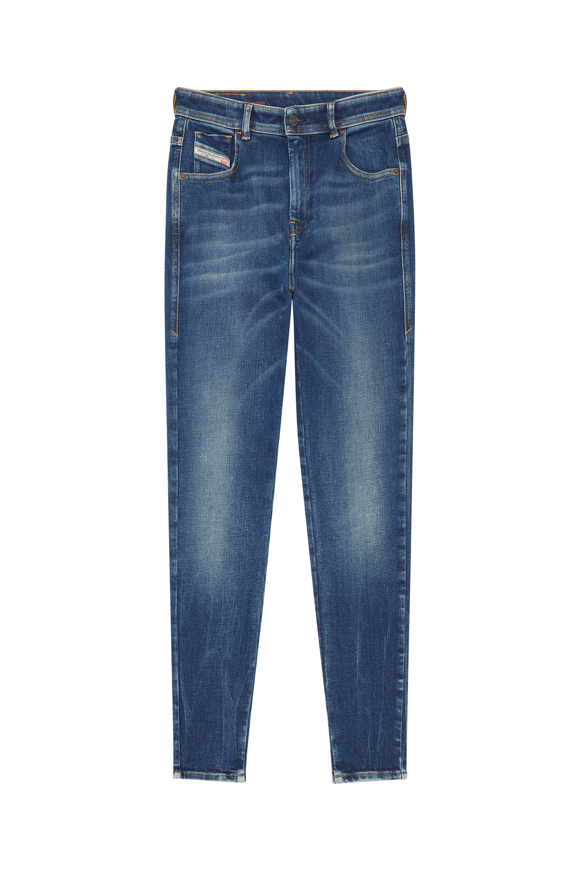 Diesel - 1984 SLANDY-HIGH 09C20 Super skinny Jeans, Medium blue - Image 2