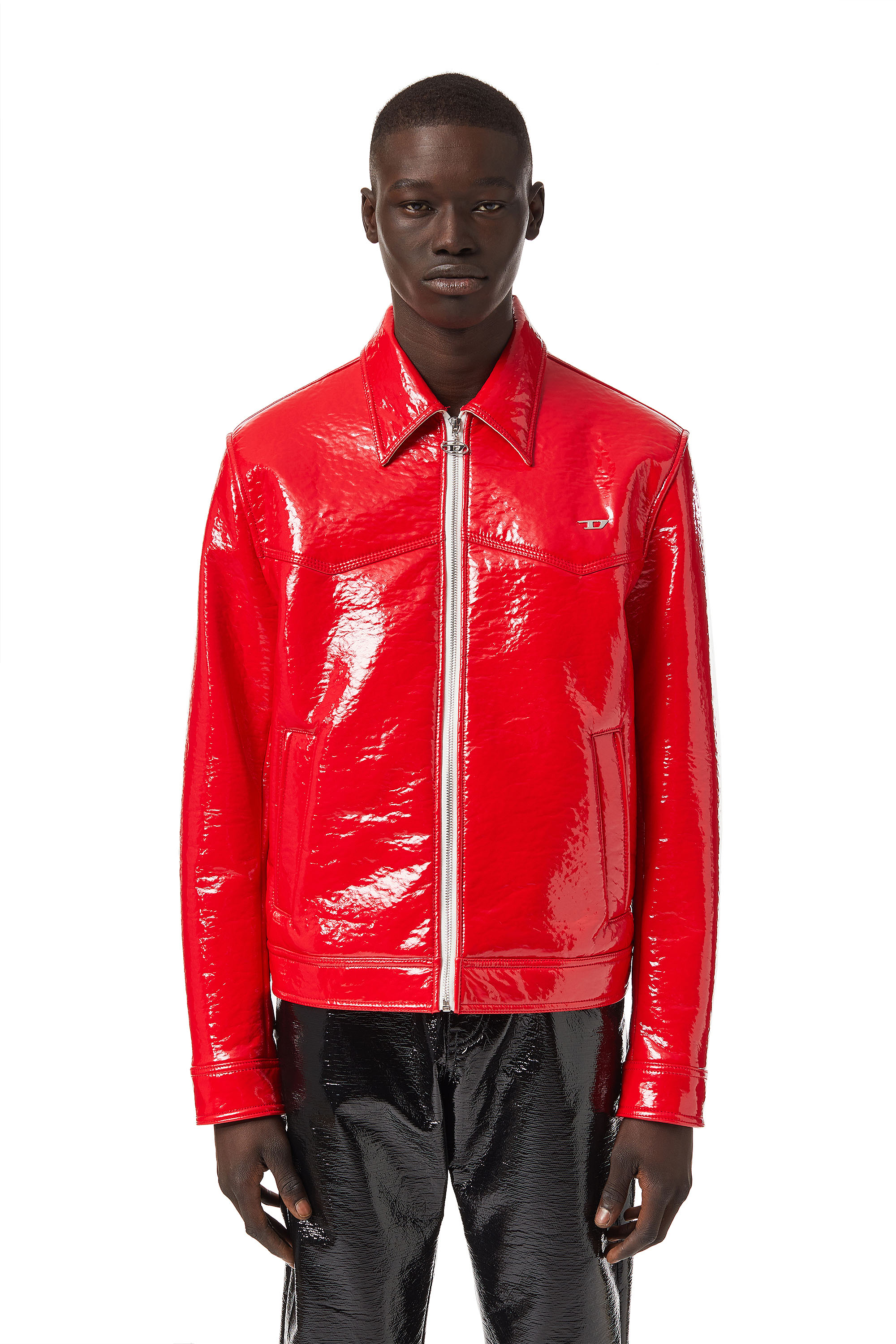 diesel red jacket