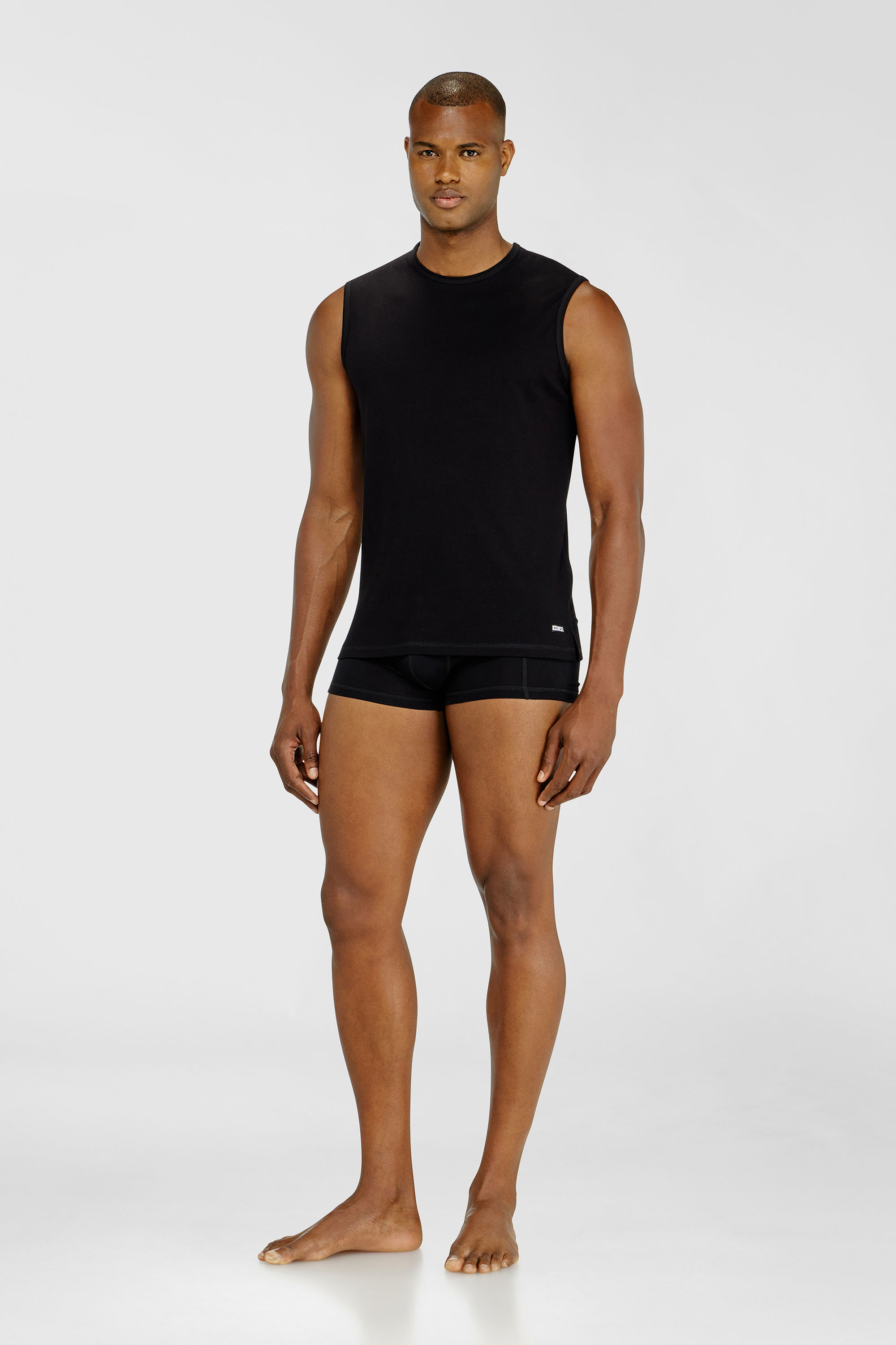 Diesel - TIM-UTLT-2PACK, Man's Set of two cotton tops in Black - 2