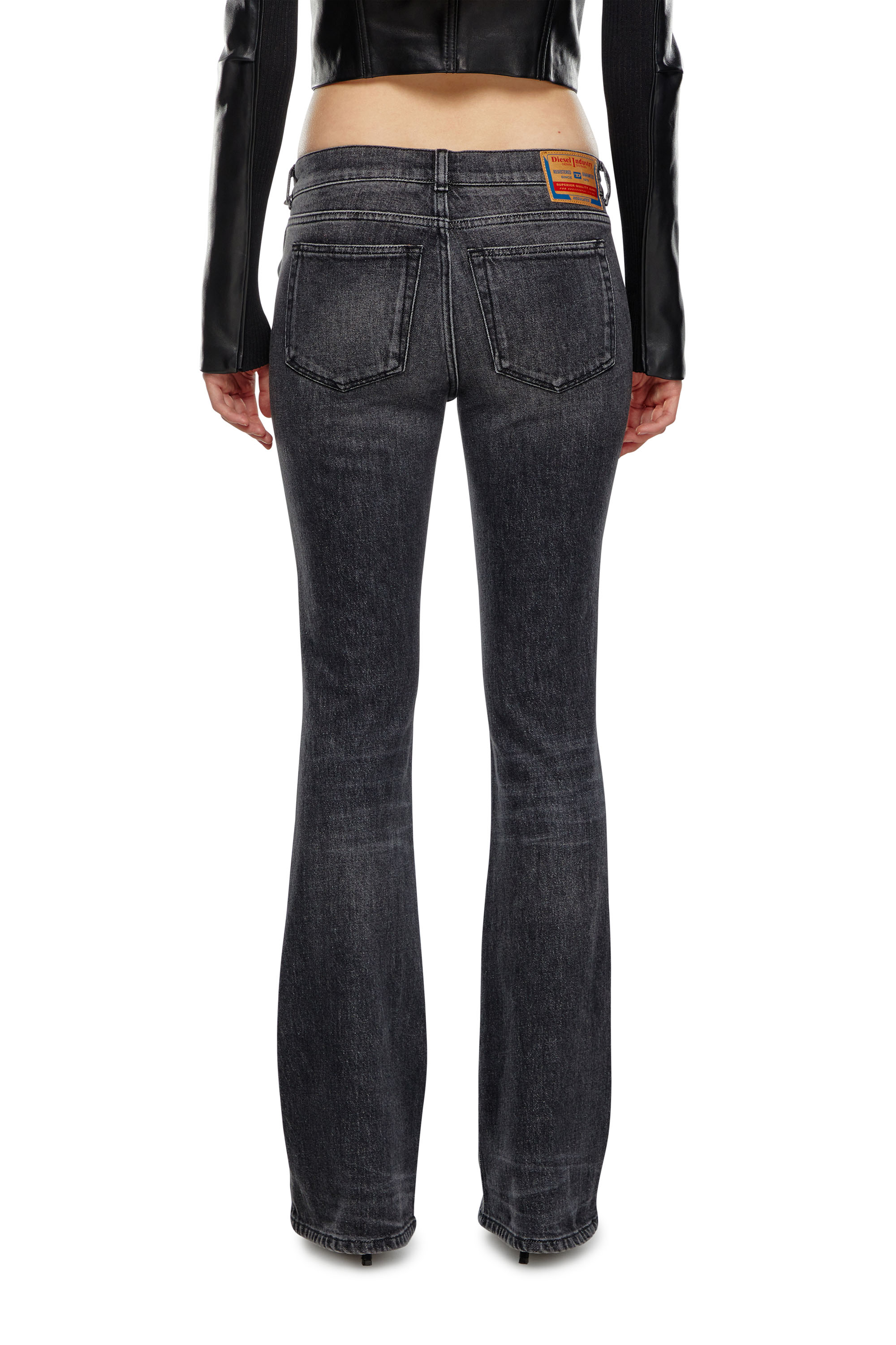 Diesel - Woman Bootcut and Flare Jeans 1969 D-Ebbey 0CKAH, Black/Dark grey - Image 4