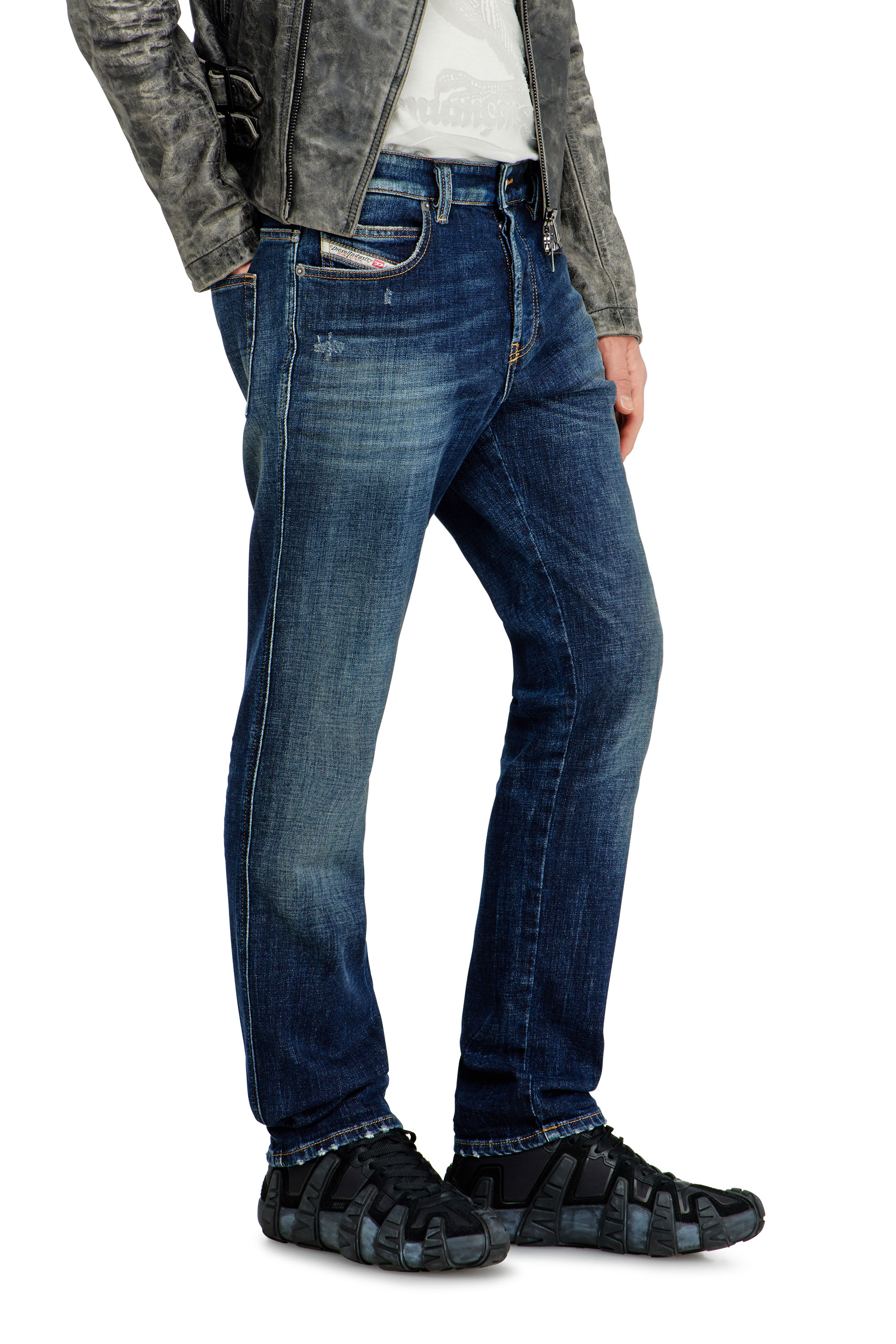 Diesel - Man's Slim Jeans 1993 D-Vyl 0ADBN, Dark Blue - 7