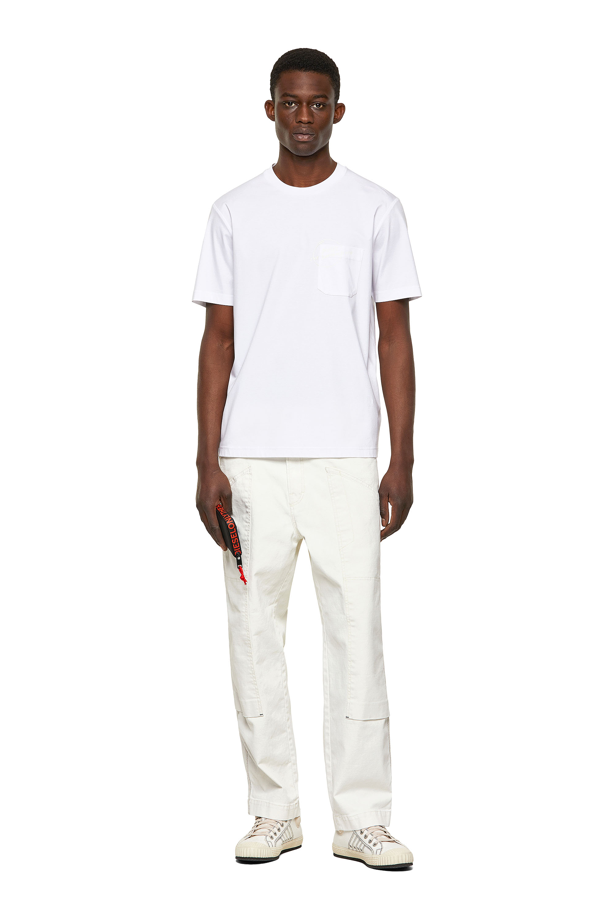 T-JUST-WORKY, White Diesel - T-JUST-WORKY, White - Image 1