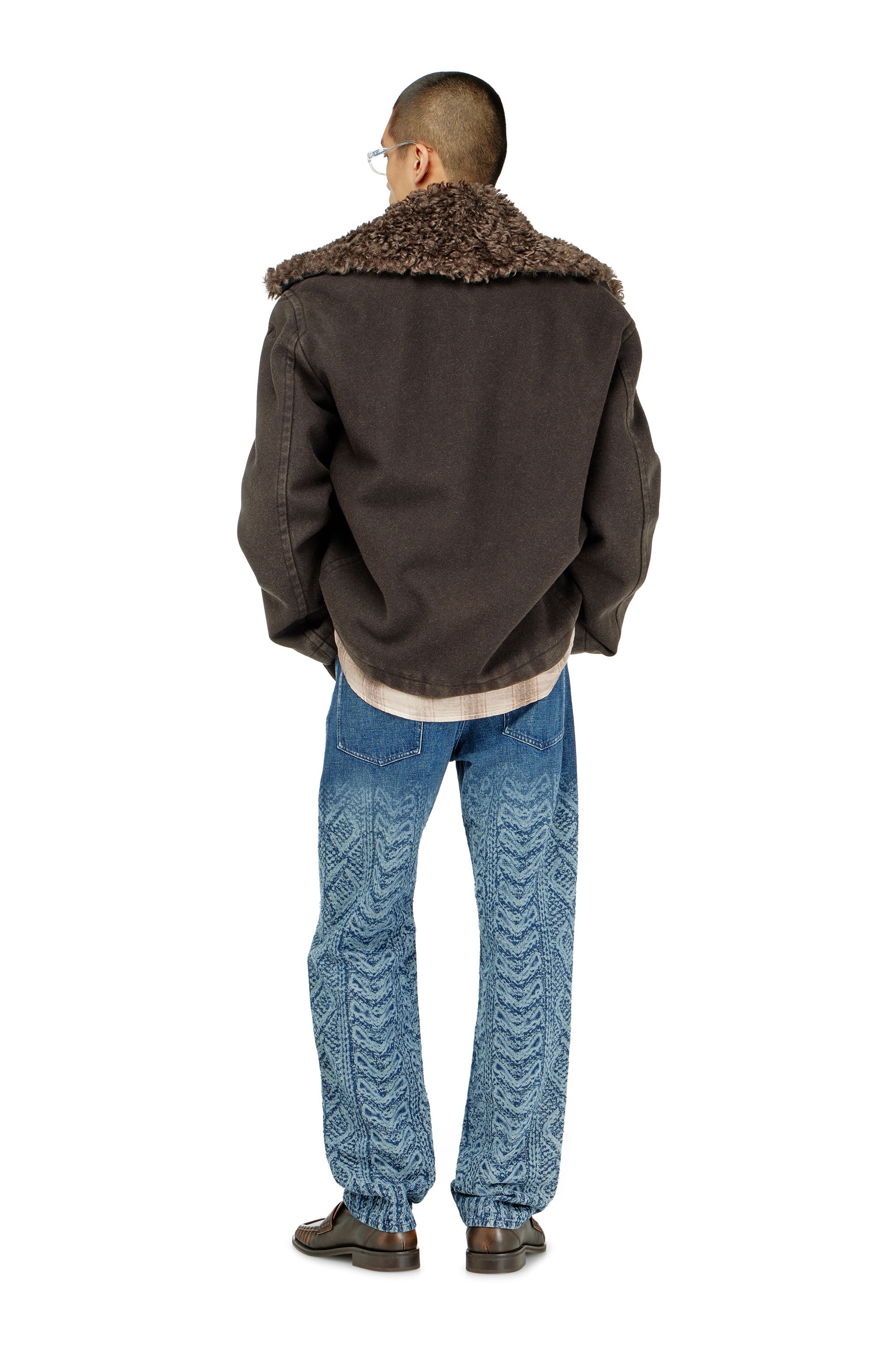 Diesel - Man's Regular Jeans 2024 D-Macs 007EV, Dark Blue - 4