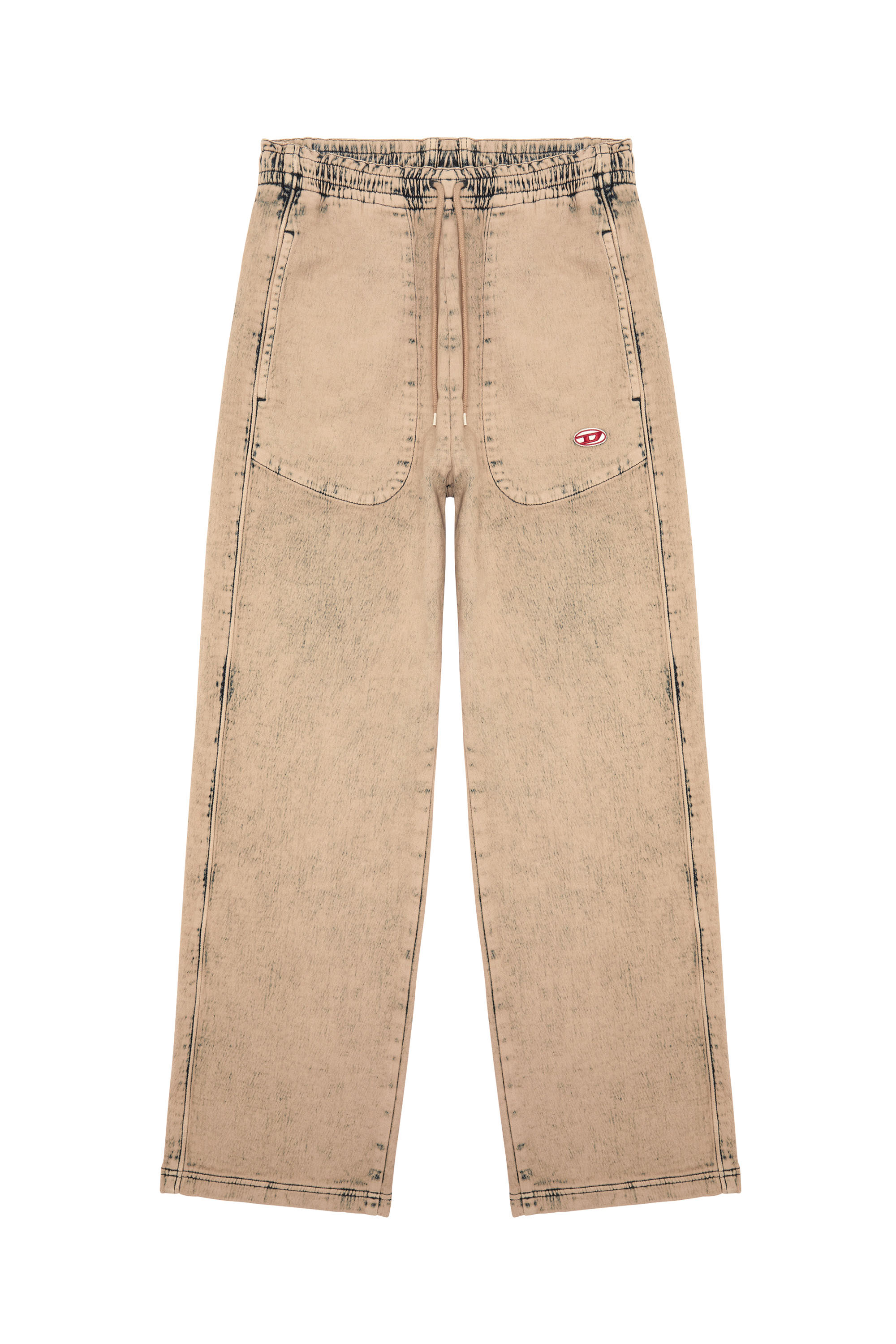Diesel - D-Martians Track Denim 09D16 Straight, Light Brown - Image 6