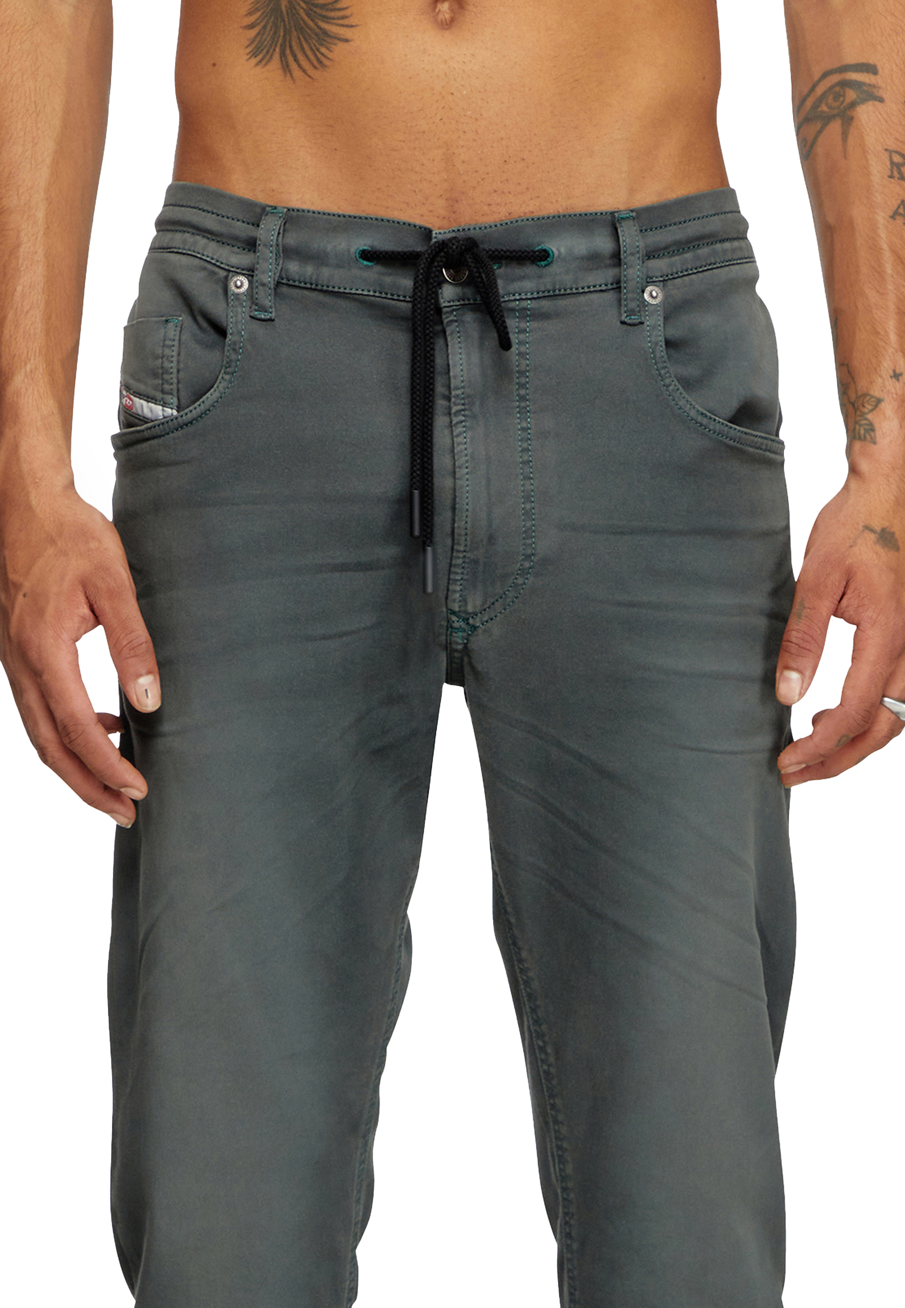 Men's Regular Jeans | Regular Waist 2032 D-Krooley Joggjeans®Grey