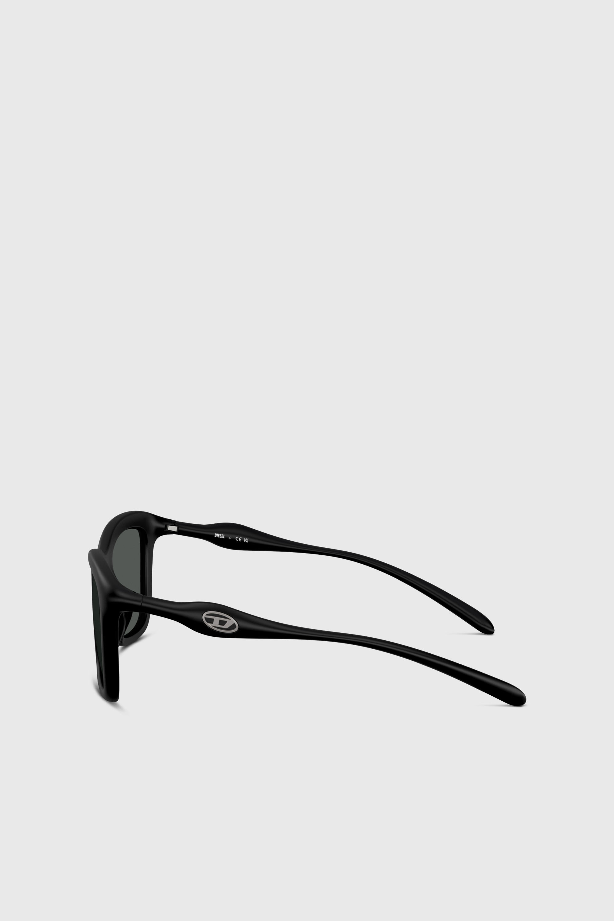 Diesel - 0DL3008U, Unisex's Square sunglasses in Black - 2