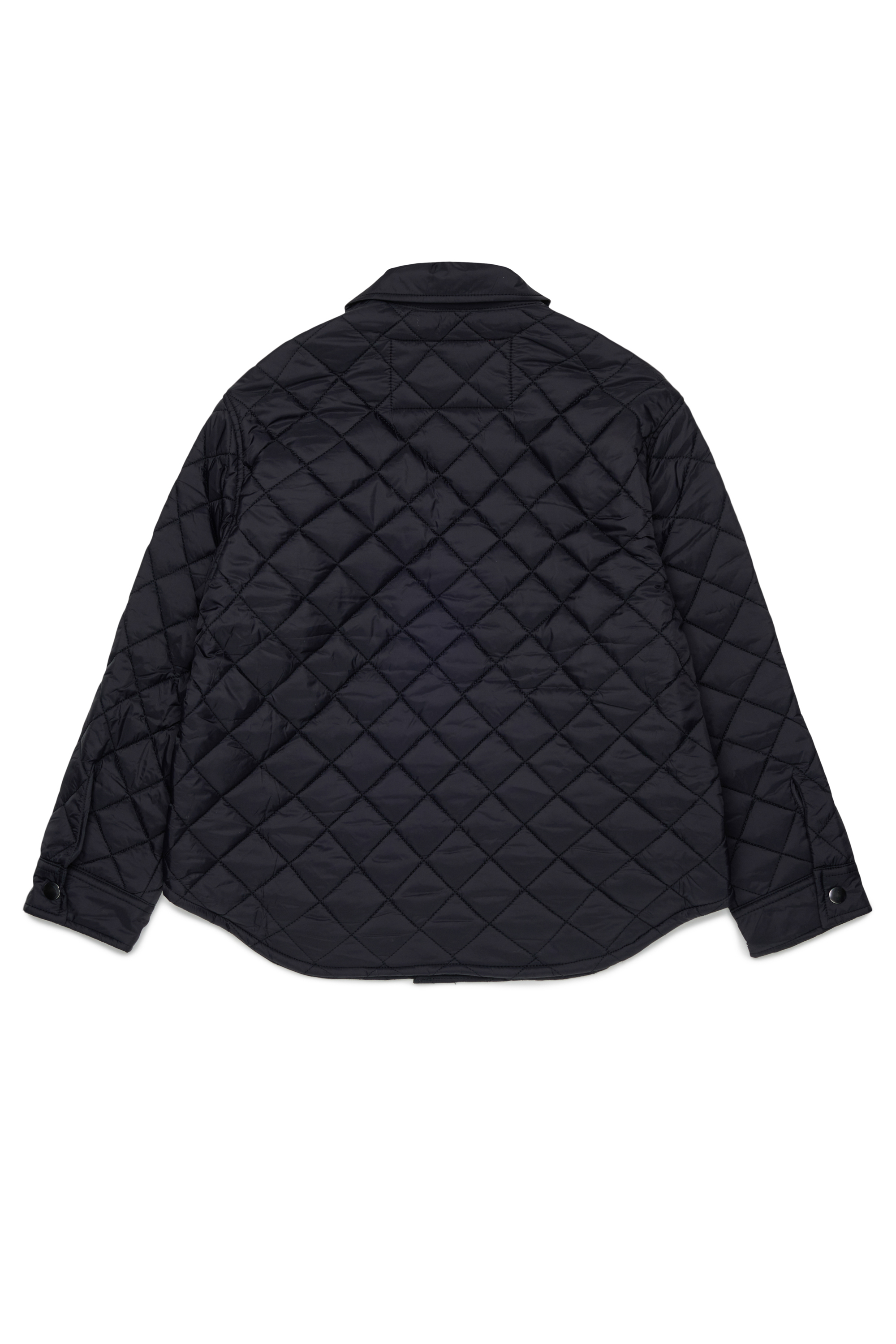 Diesel - JMONTY, Unisex's Shirt jacket in quilted nylon in Black - 2