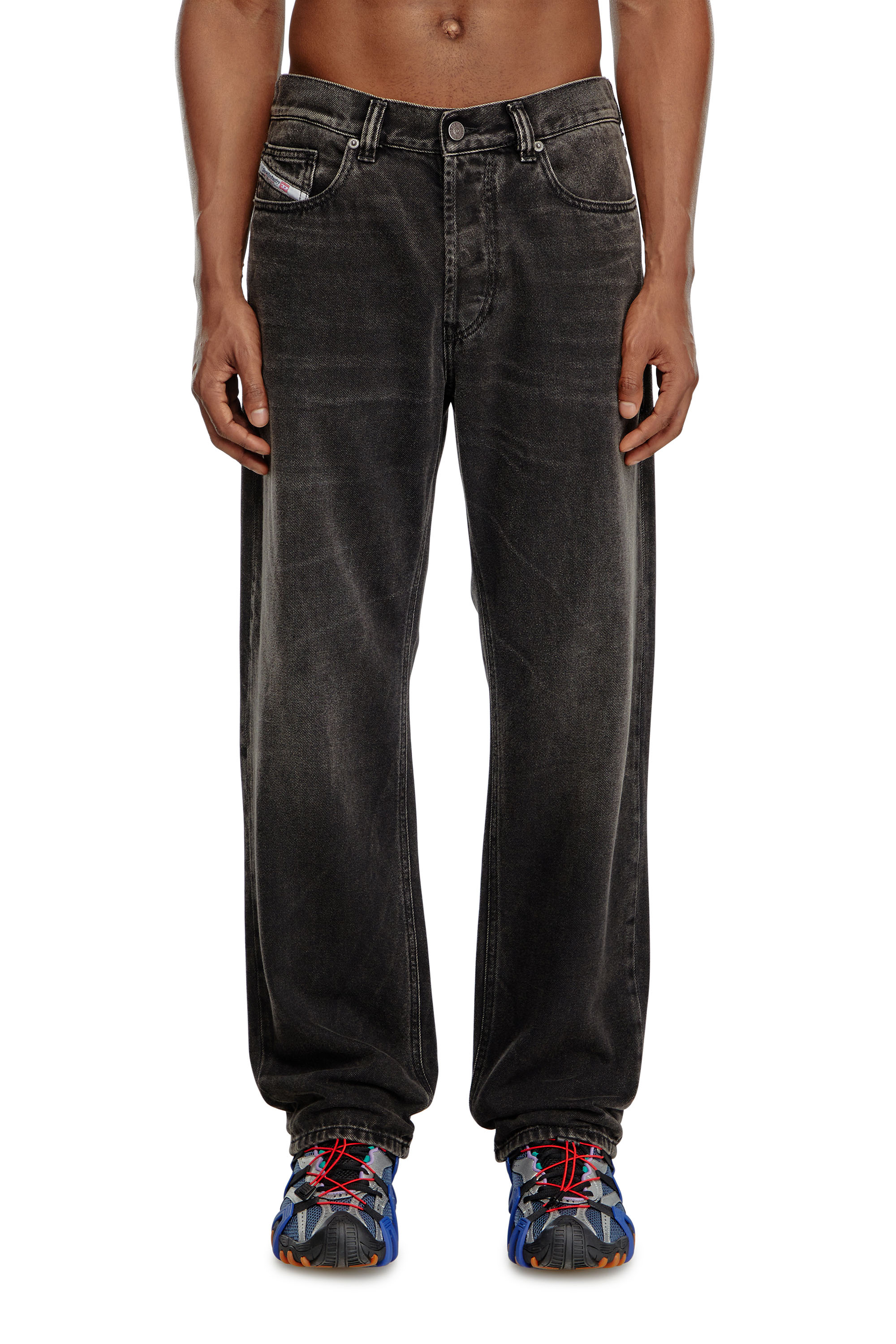 Diesel - Man Straight Jeans 2010 D-Macs 09J96, Black/Dark grey - Image 1