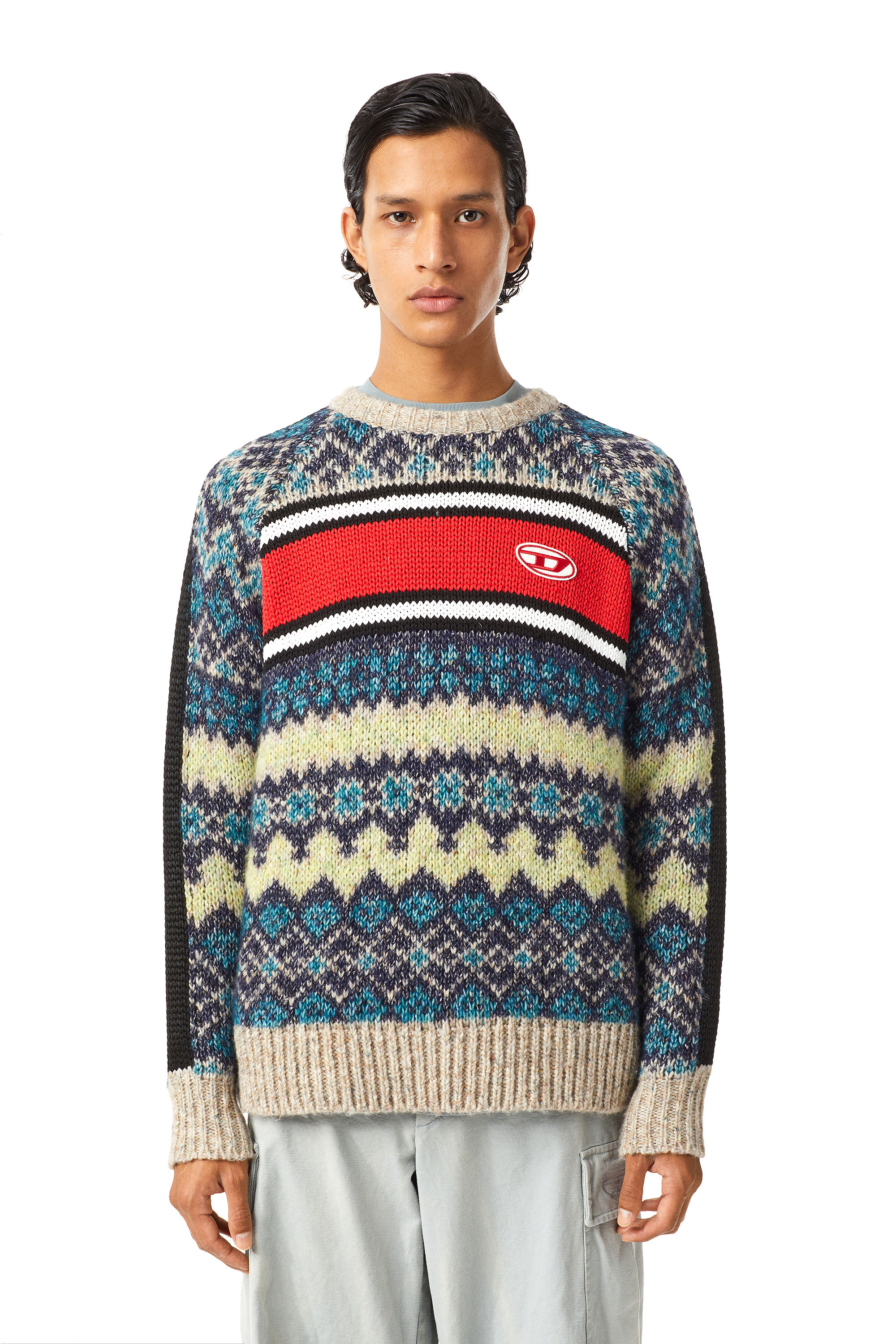 K-RENO, Blue/Grey - Knitwear
