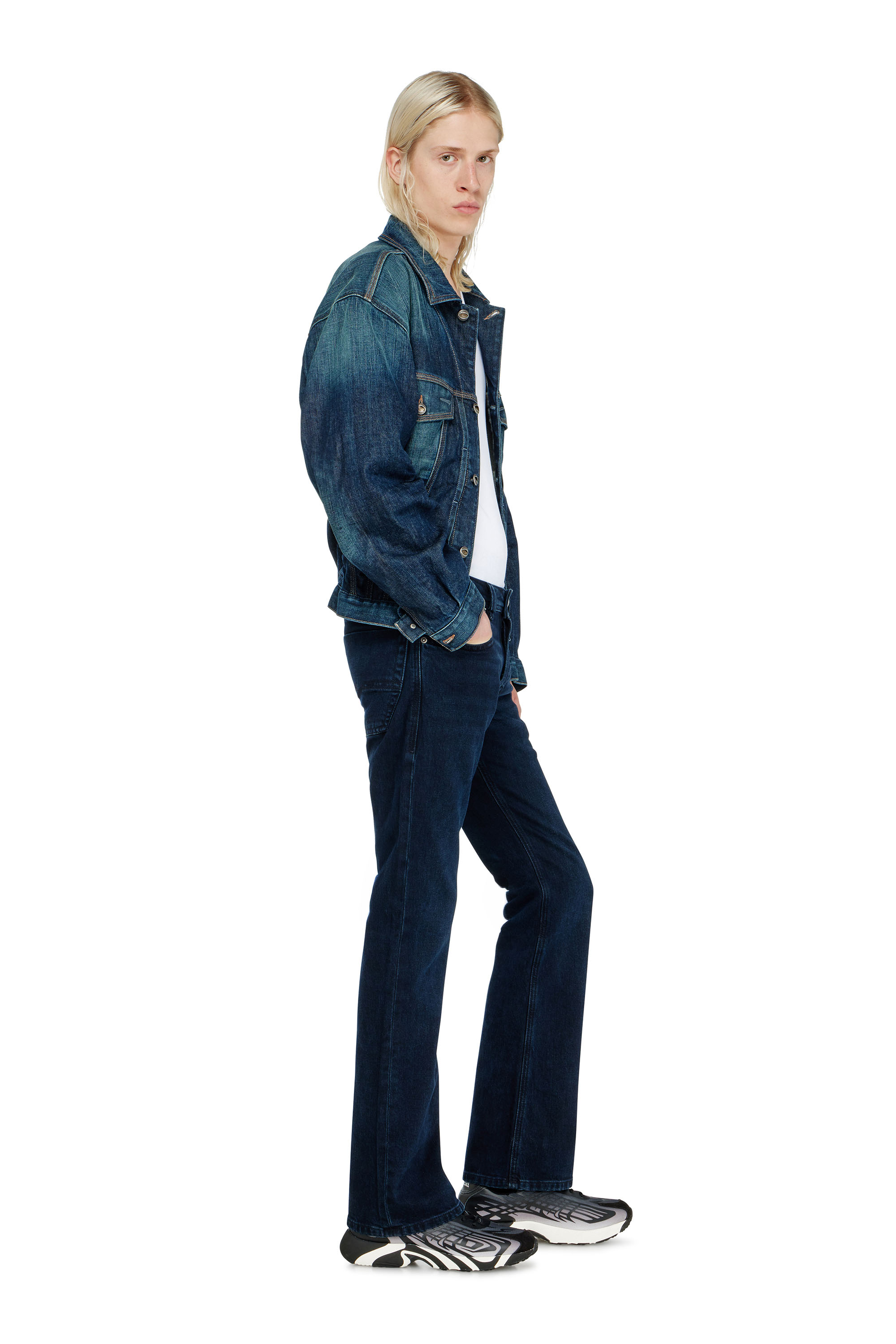 Diesel - Man's Bootcut Jeans 2007 Zatiny 0KBBJ, Dark Blue - 4