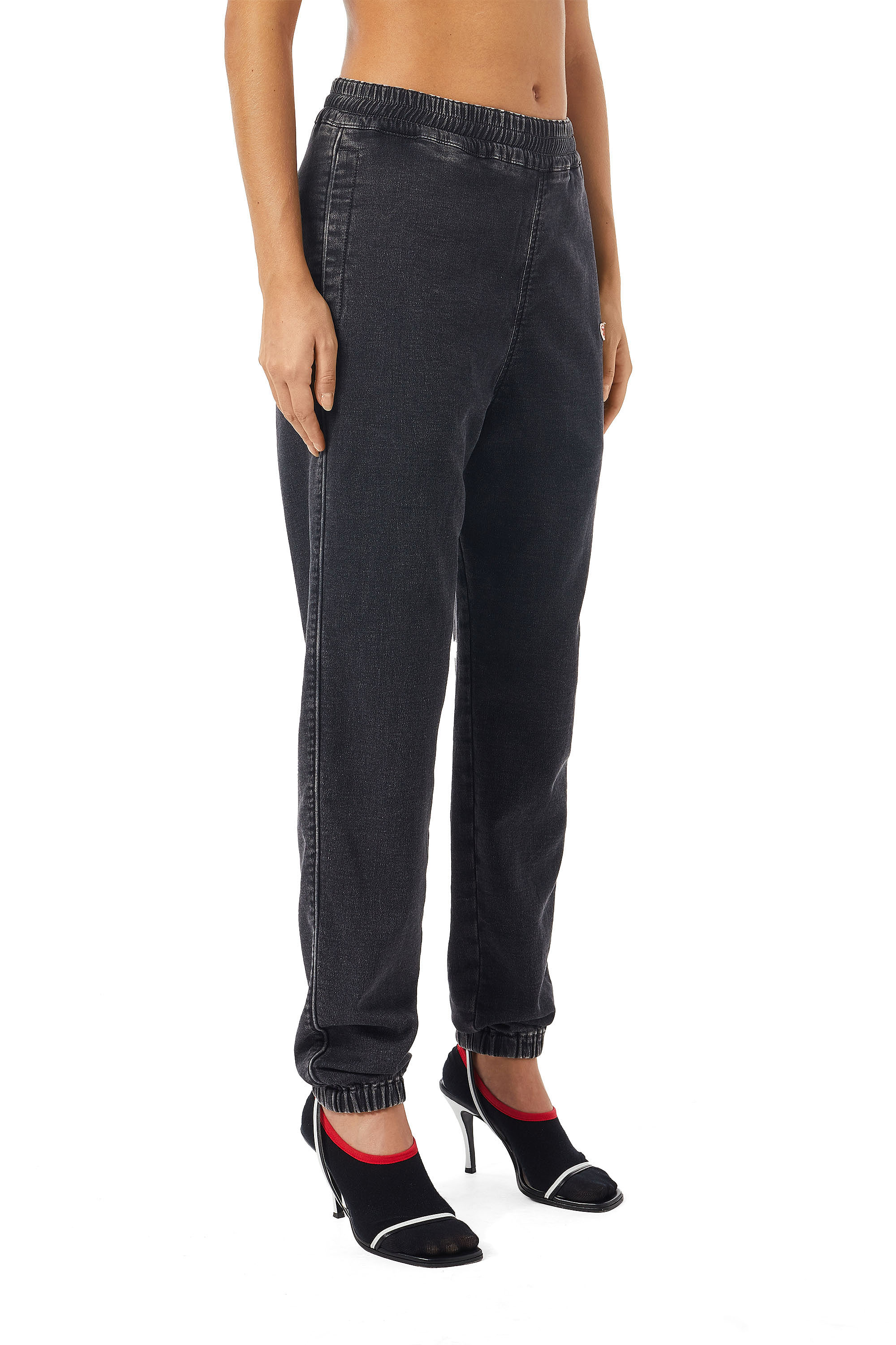 Diesel - D-Lab Track Denim 069ZE Tapered, Black/Dark grey - Image 4
