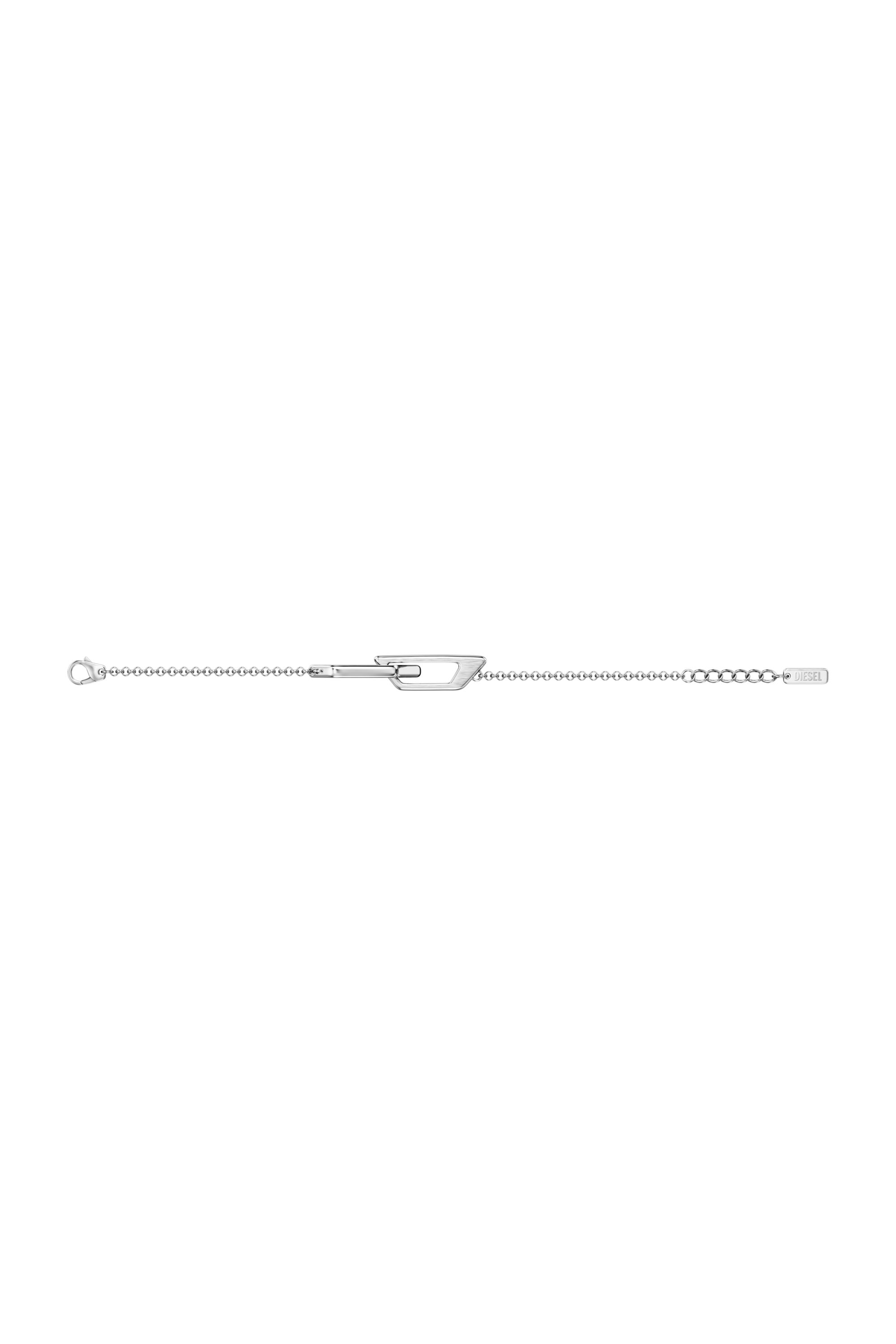 Diesel - DX1726040, Unisex's Stainless Steel Chain Bracelet in Silver - 3