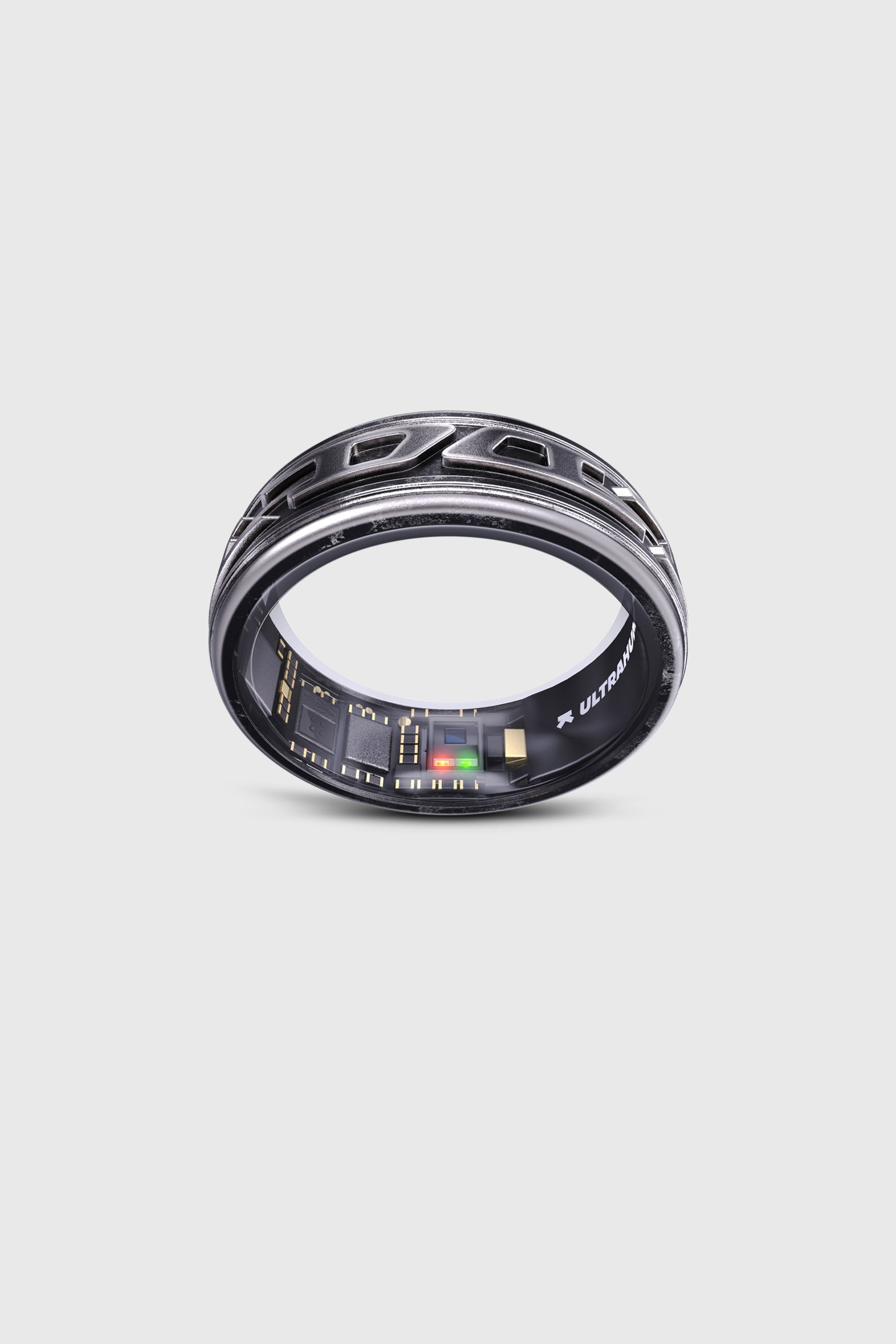 Diesel - SMART RING PHANTOM BLACK- UHRA-DD SMART RING, Unisex's Smart ring in distressed black in Black - 1