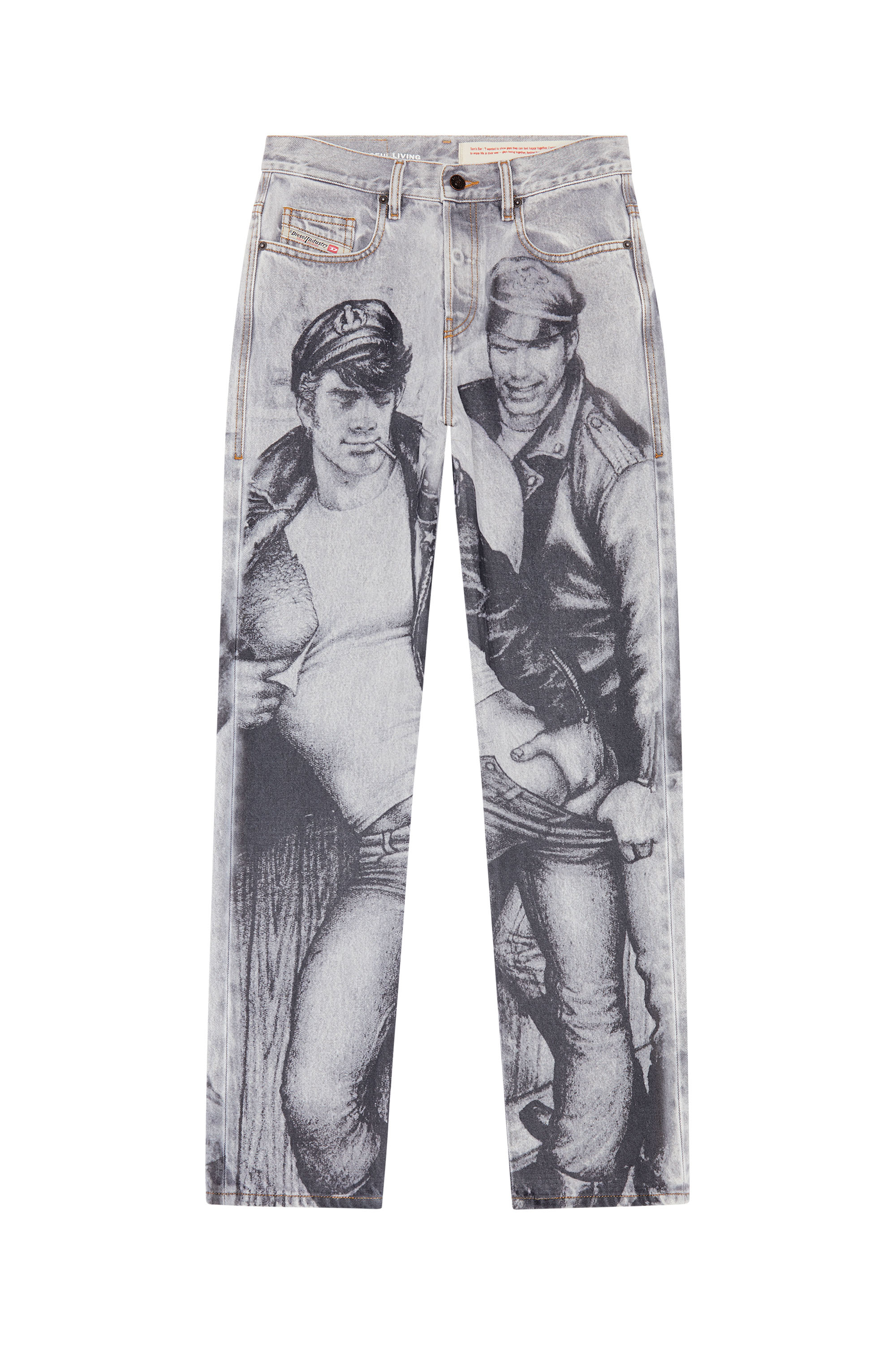 Diesel - 2020 D-Viker 007F8 Straight Jeans, Grey - Image 7