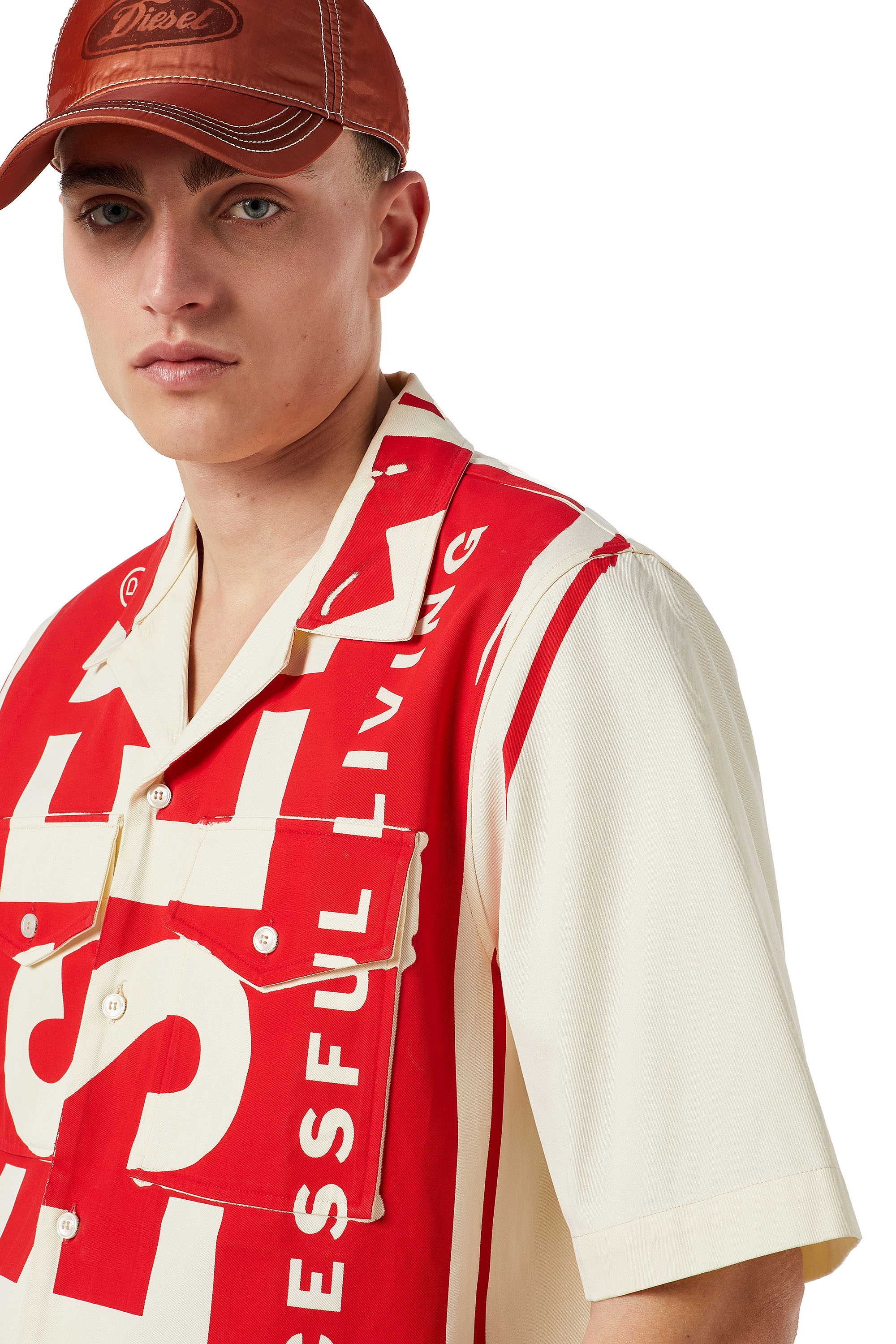 Diesel - S-MAC-A, White/Red - Image 3