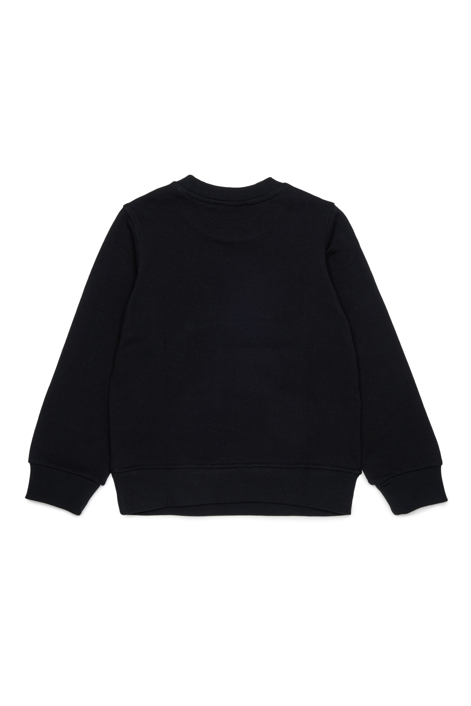 Diesel - SLOMIX, Man's Sweatshirt with distressed-effect logo in Black - 2